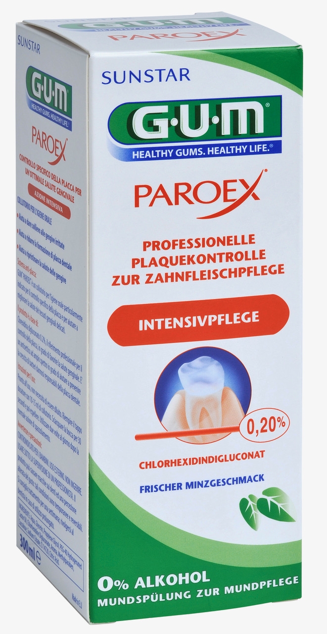GUM® Paroex mutes skalotājs 0,2% CHX, 300 ml - Produkta attēls 