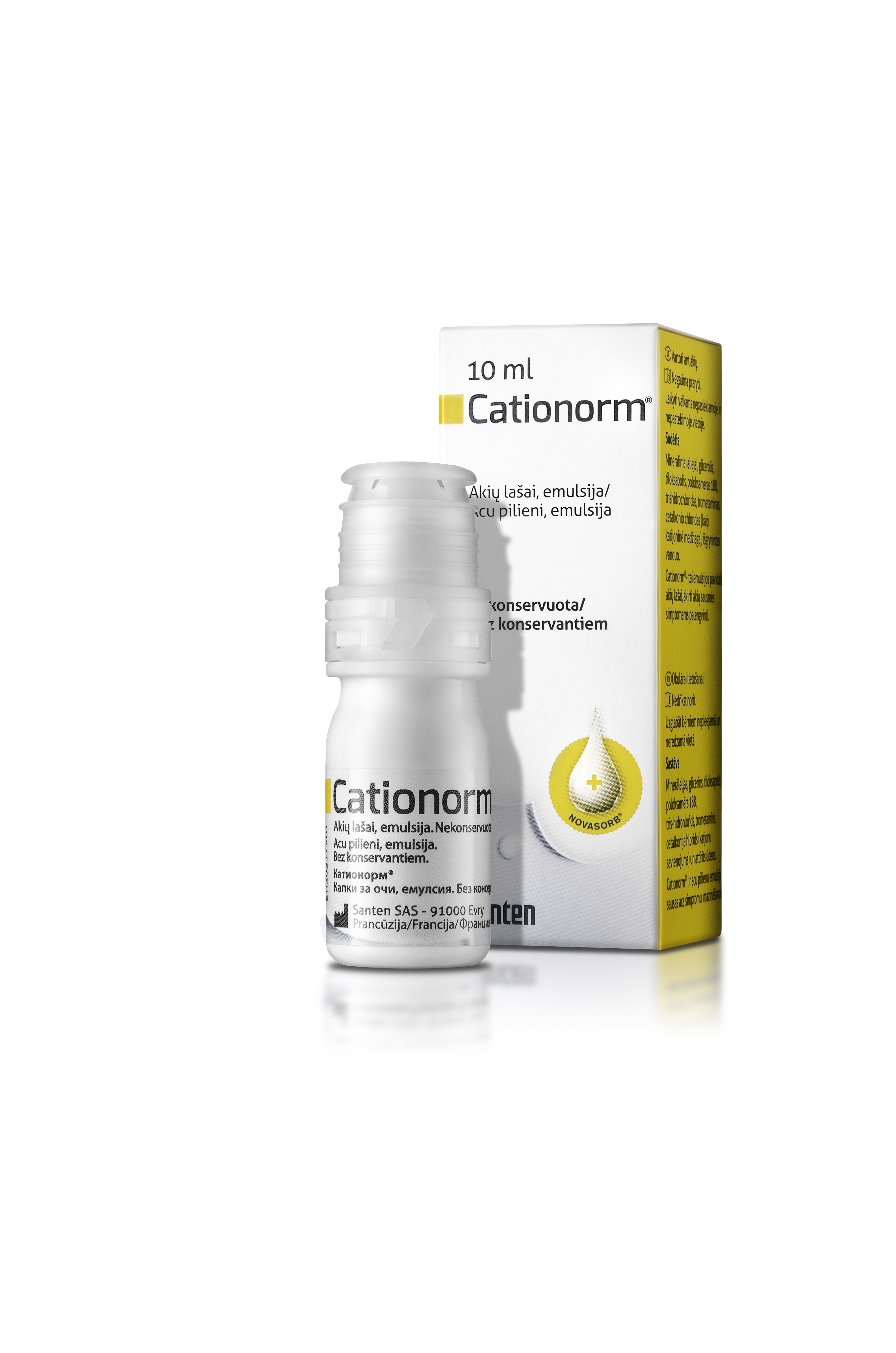 CATIONORM acu pilieni, 10 ml - Produkta attēls 