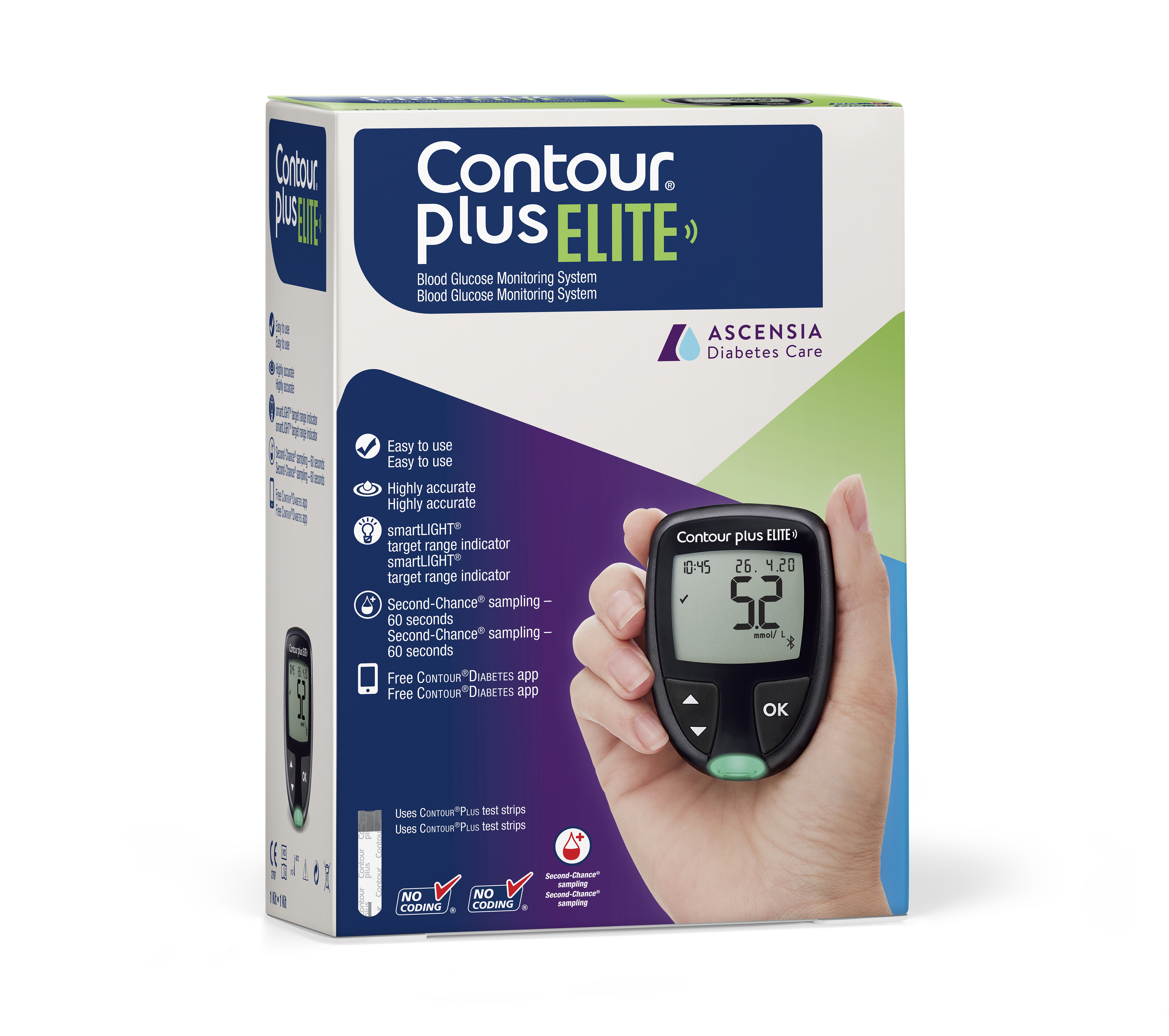 GLIKOMETRS CONTOUR PLUS ELITE - Produkta attēls 