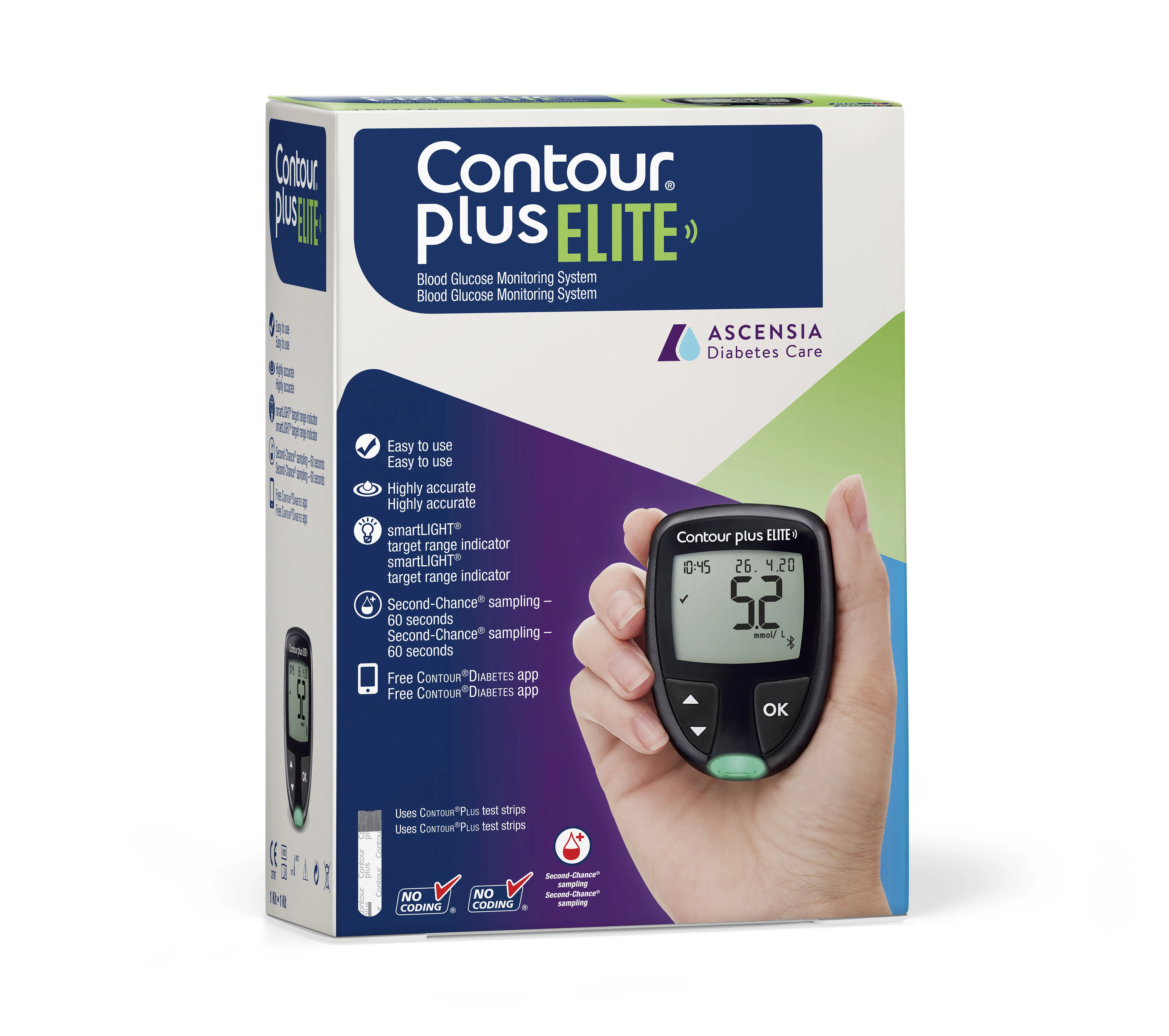 GLIKOMETRS CONTOUR PLUS ELITE - Produkta attēls 