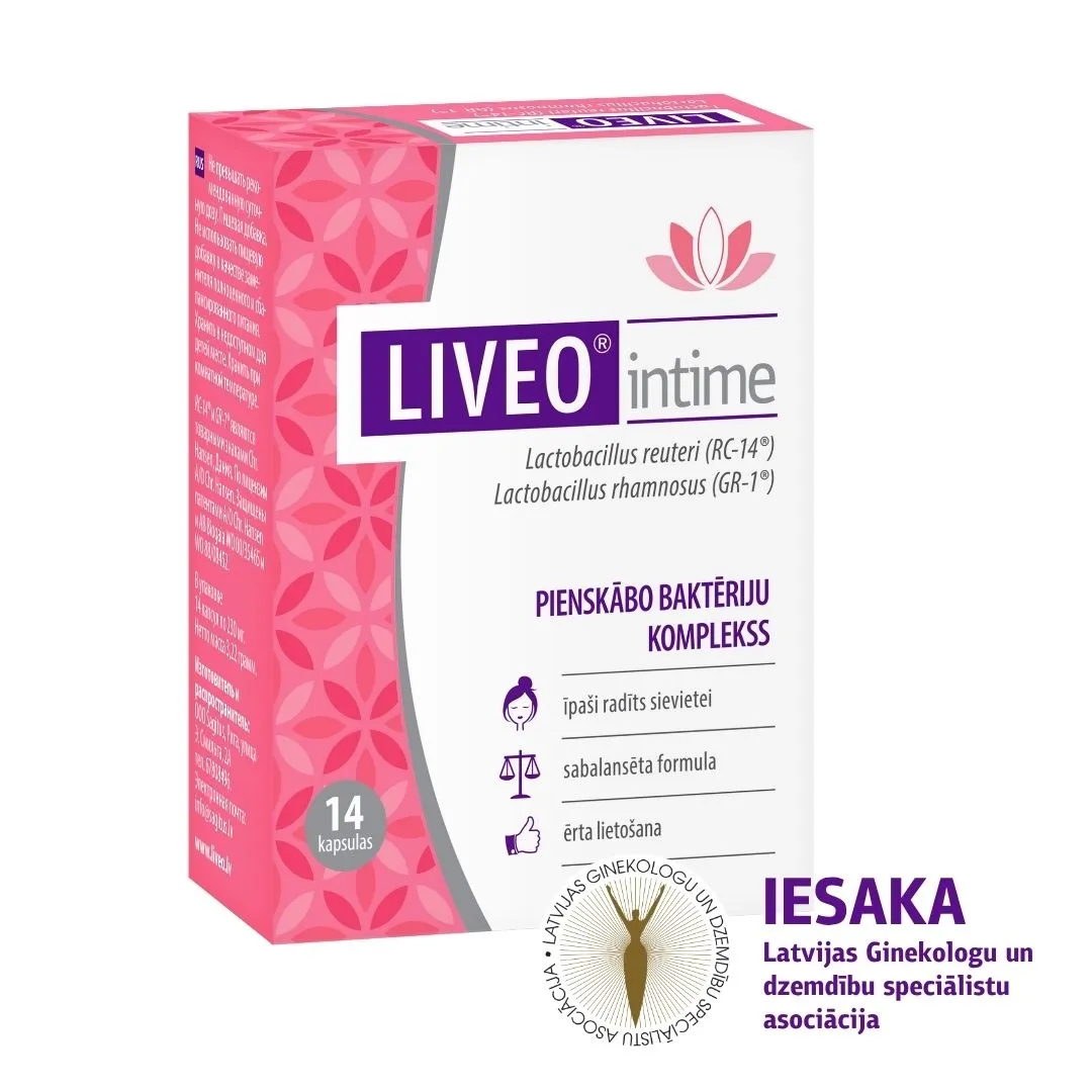 LIVEO Intime kapsulas, 14 gab. - Produkta attēls 3