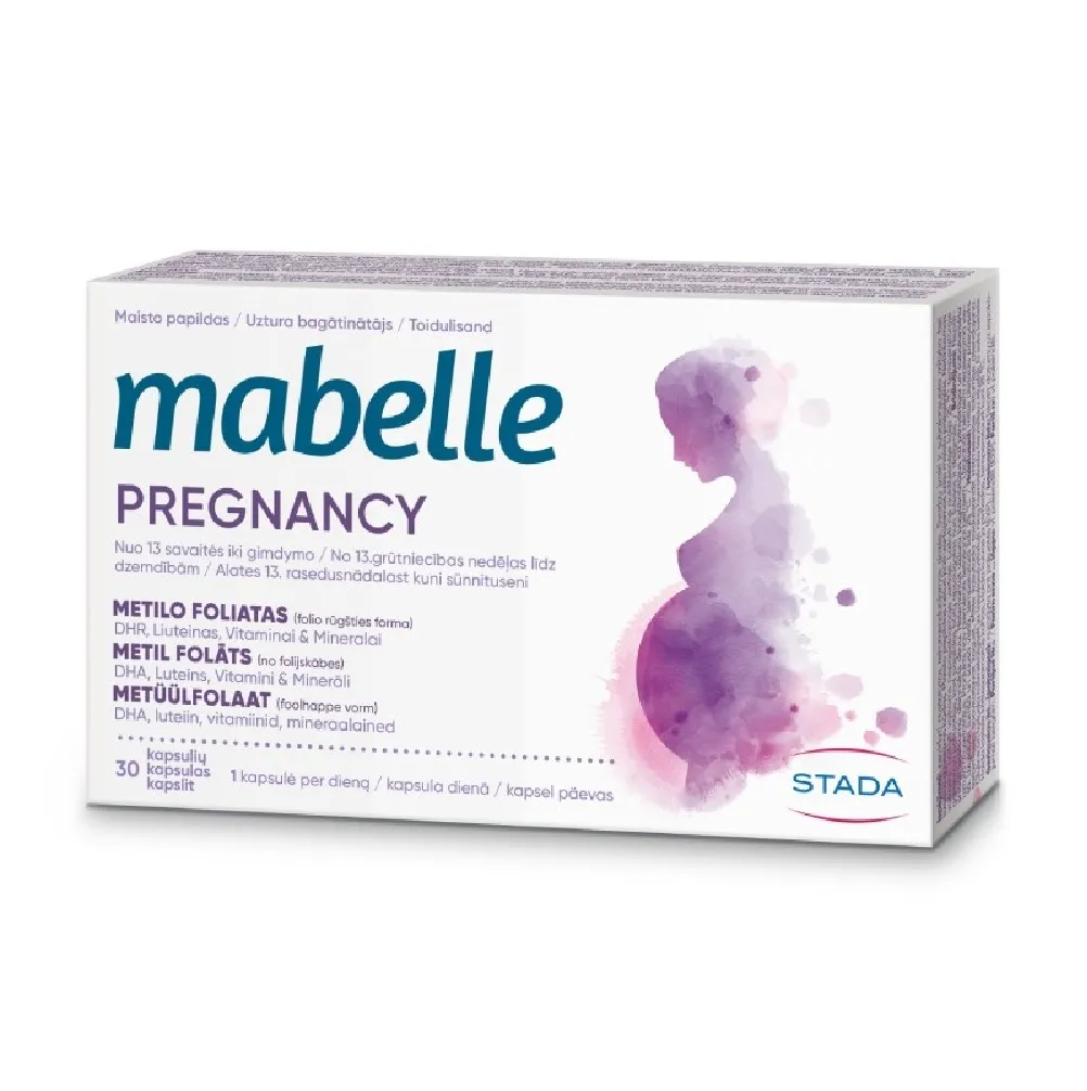 MABELLE Pregnancy kapsulas, 30 gab. - Produkta attēls 