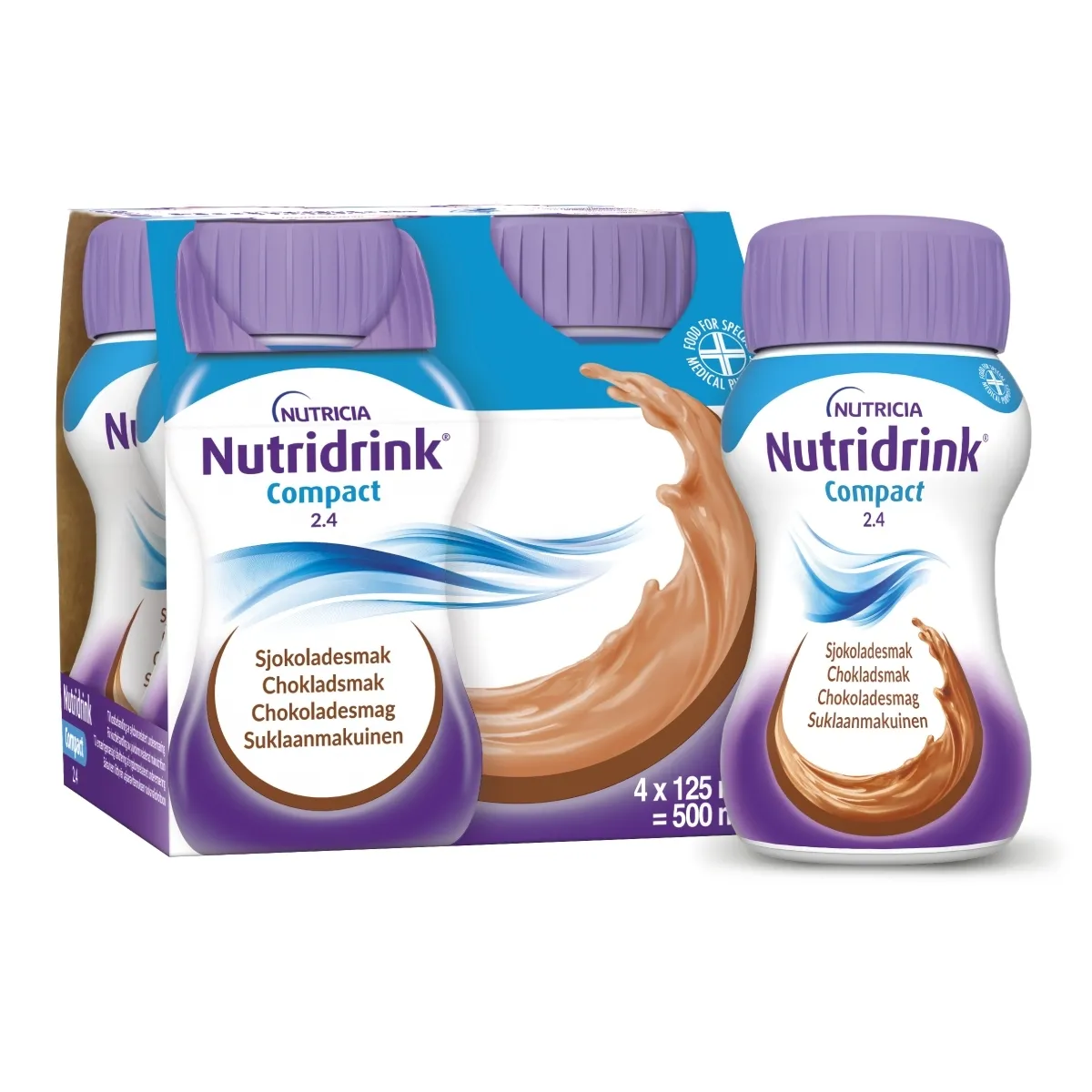 NUTRIDRINK ar šokolādes garšu, 125 ml - Produkta attēls 