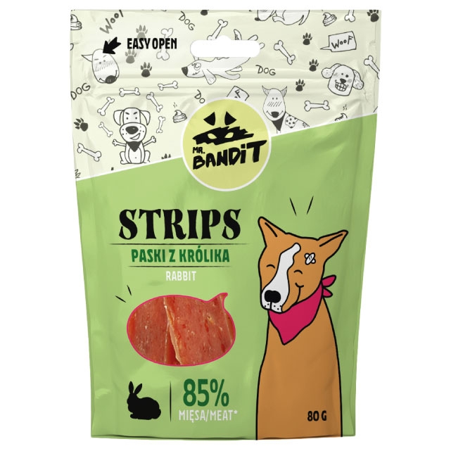 MR.BANDIT STRIPS TRUŠA STRĒMELES 80G - Produkta attēls 