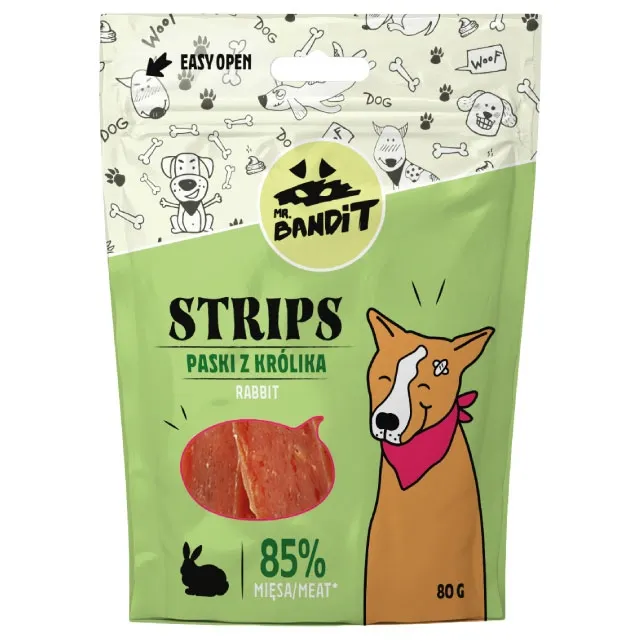 MR.BANDIT STRIPS TRUŠA STRĒMELES 80G - Produkta attēls 