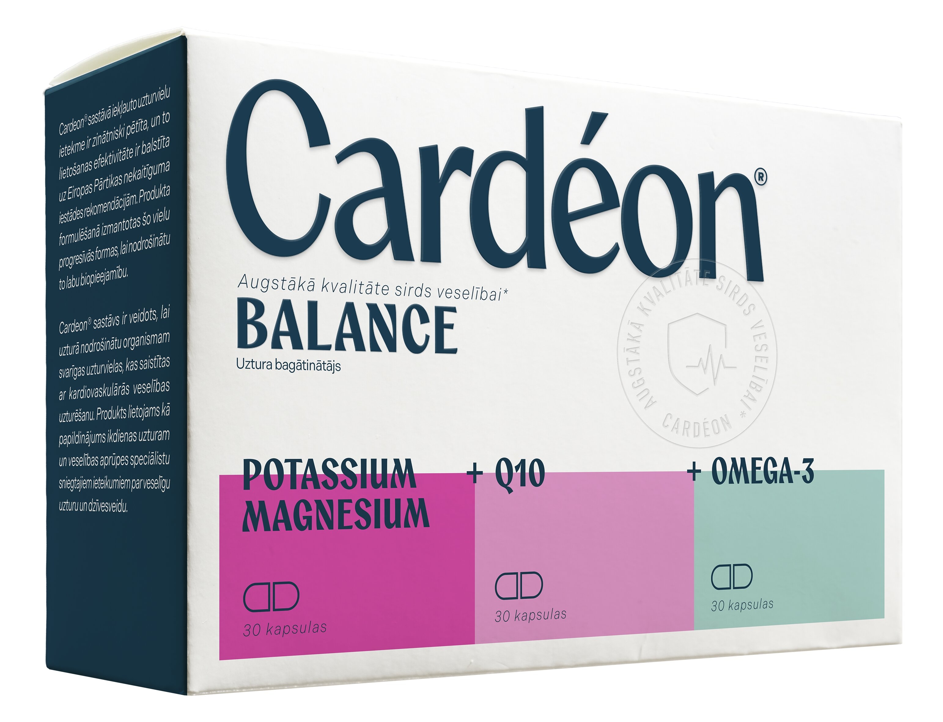 CARDEON Balance kapsulas, 90 gab - Produkta attēls 