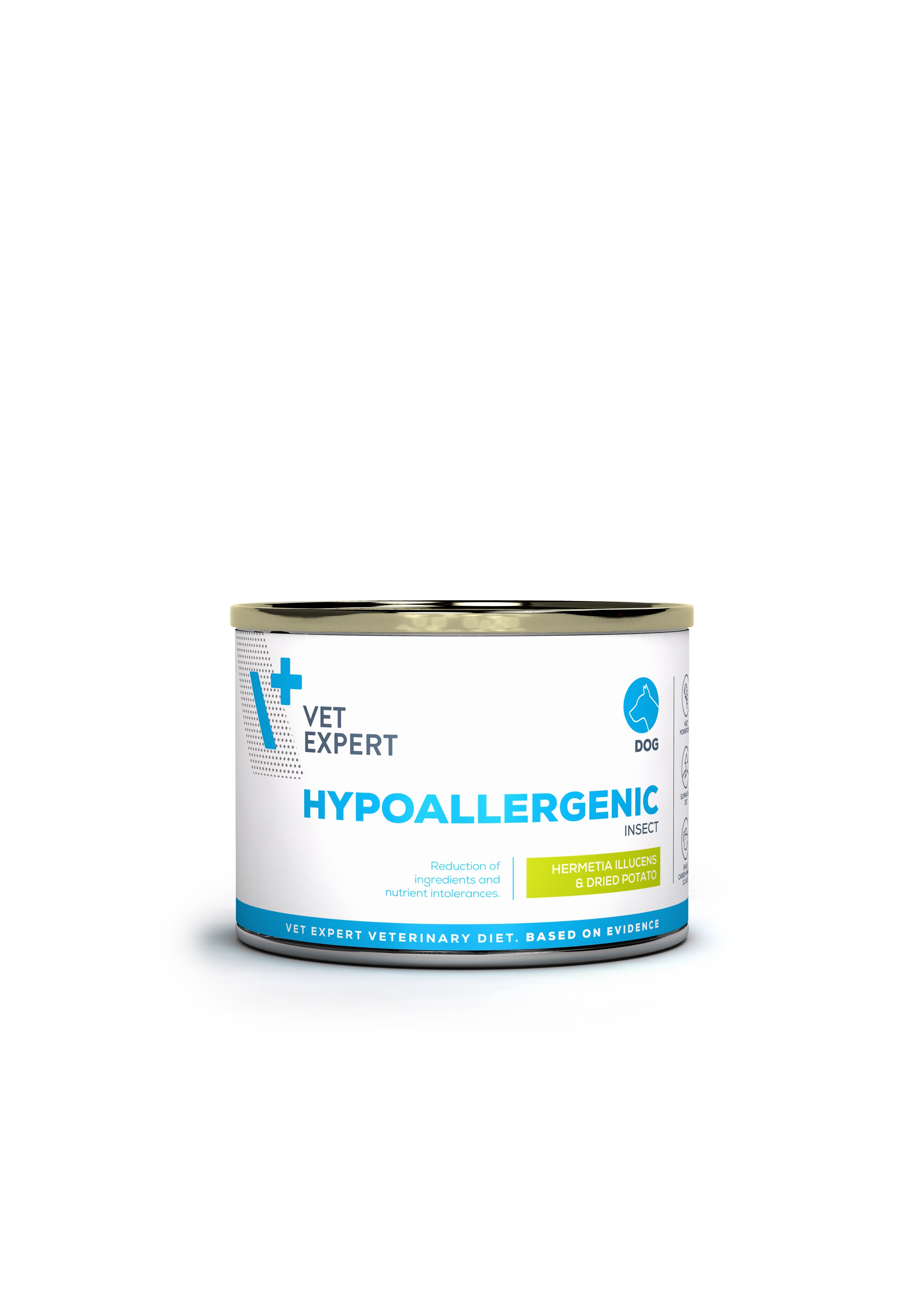 4T VD SUŅU HYPOALLERGENIC INSECT KONS 190G KUKAIŅU PROTEĪNS - Produkta attēls 