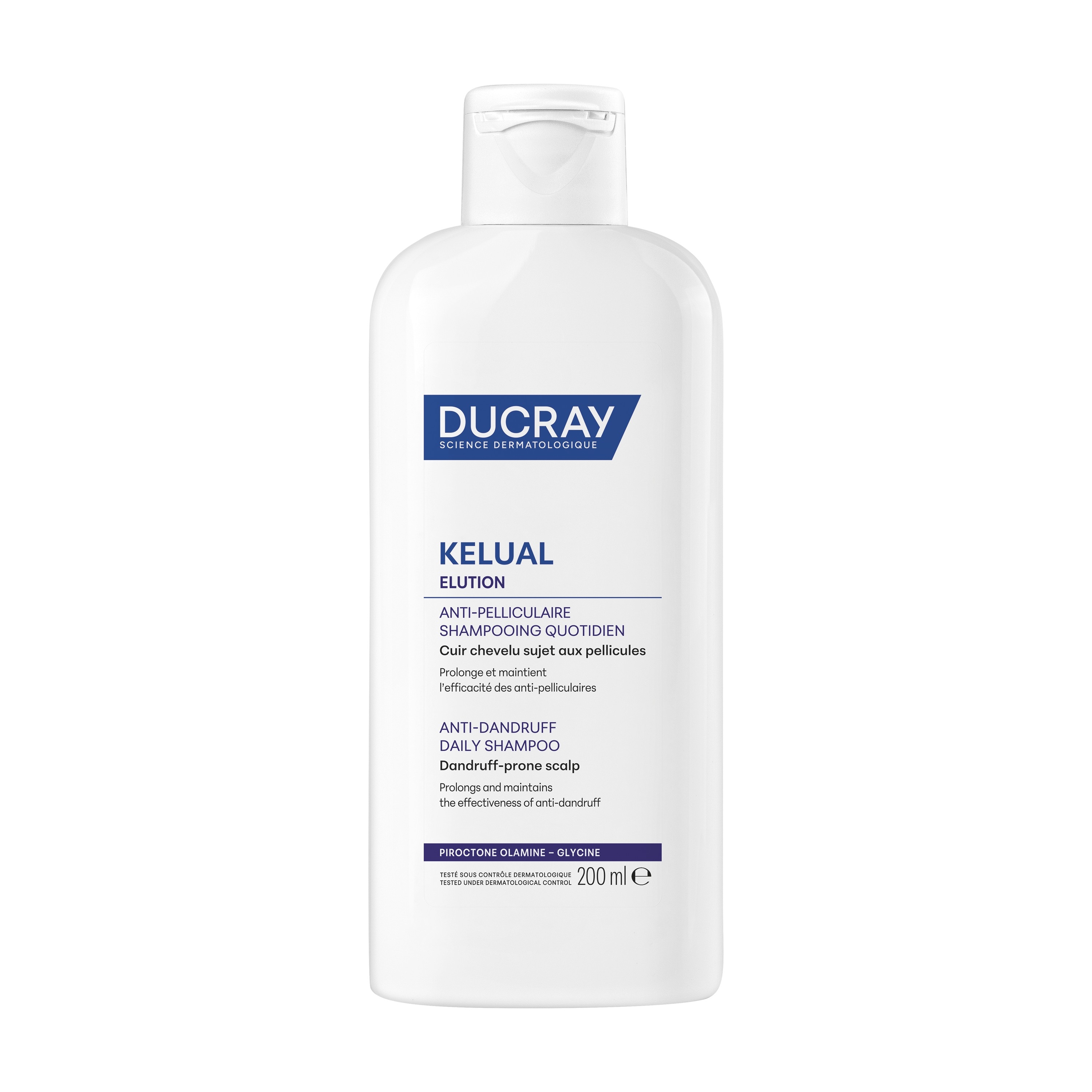 DUCRAY Elution mitrinošs, balansējošs šampūns, 200ml - Produkta attēls 