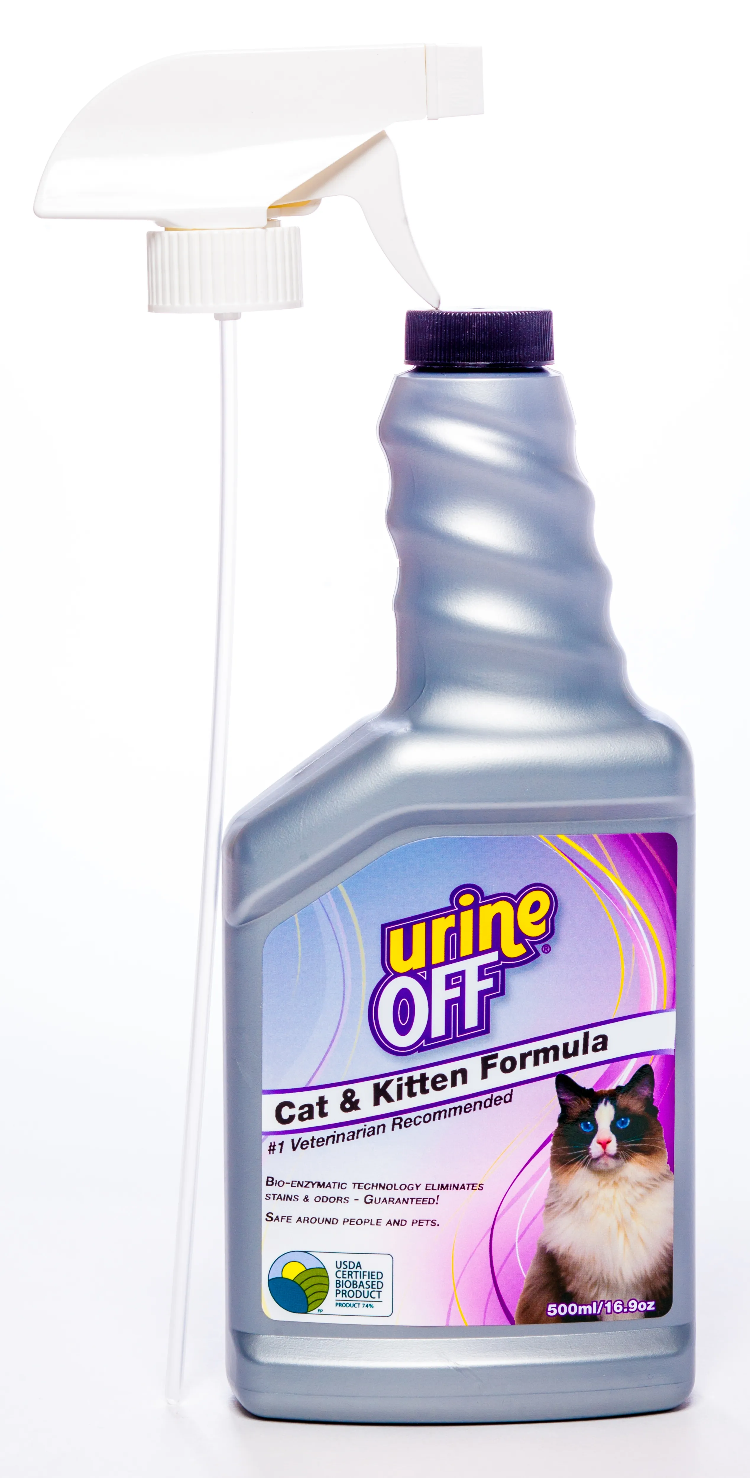 URINE OFF CAT/KITTEN 500ML AR UZGALI - Produkta attēls 