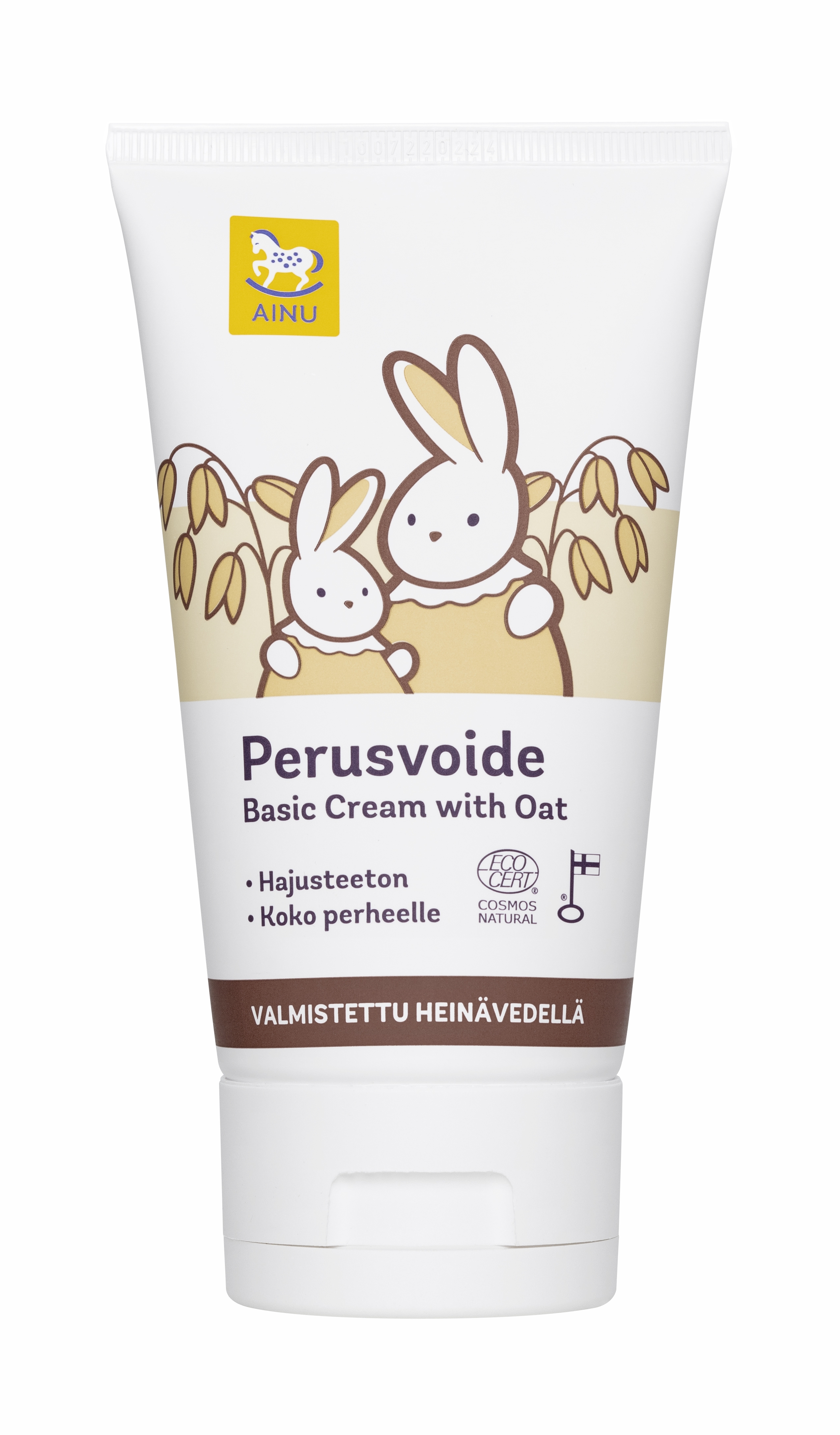 AINU Baby Eco pamatkrēms ar auzām, 150 ml - Produkta attēls 