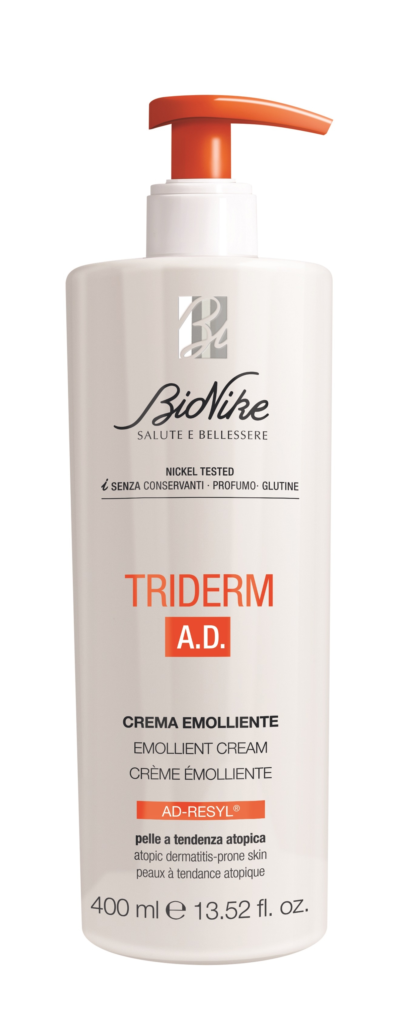 BIONIKE Triderm A.D. mīkstinošs krēms, 400 ml - Produkta attēls 