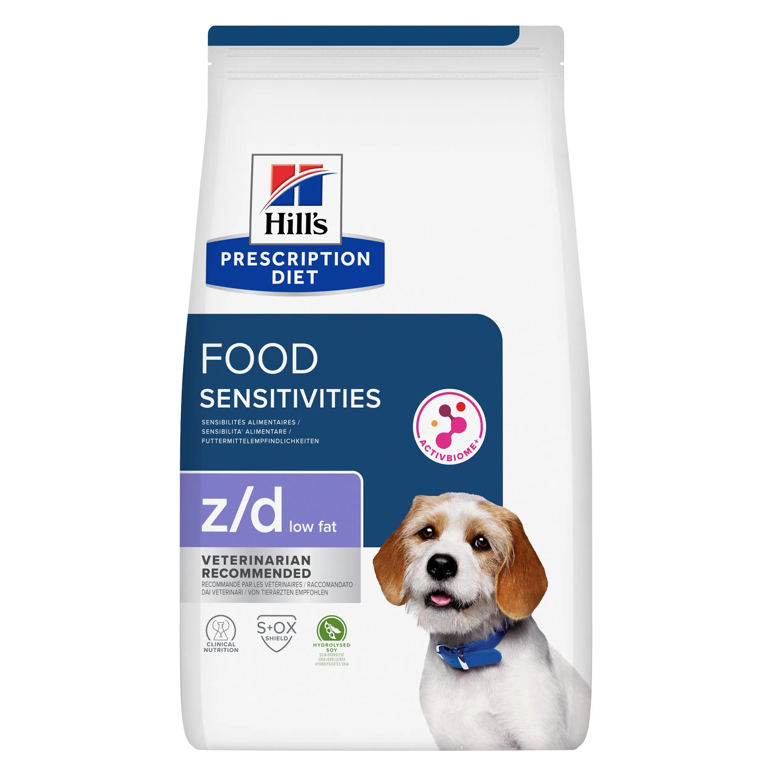 Hills PD suņu sausā barība Z/D Low Fat Hydro Soy 3kg - Produkta attēls 