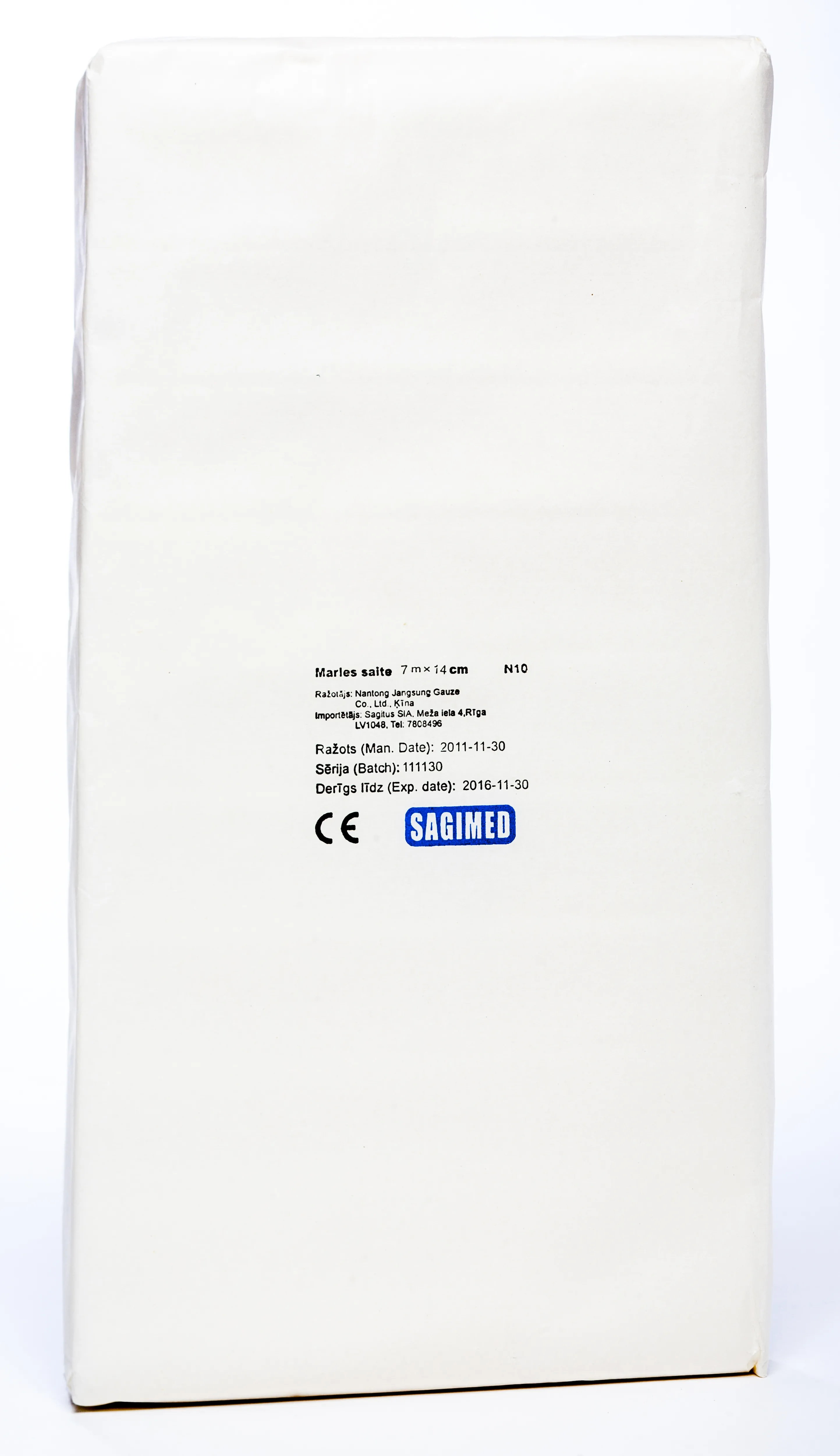 SAITE MARLES NESTERILA 7Mx14CM N10 (ĶĪNA) - Produkta attēls 