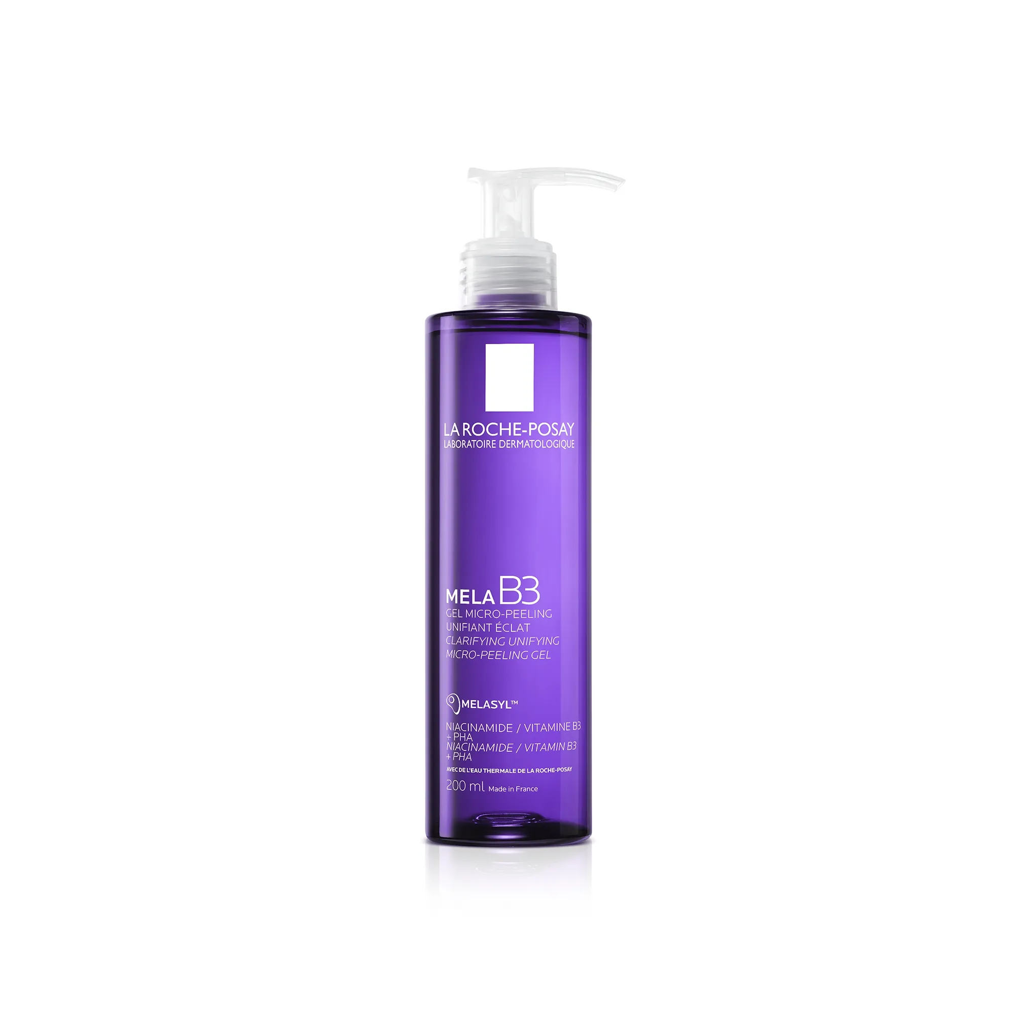 LA ROCHE-POSAY Mela B3 Micro-peeling attīroša želeja, 200 ml - Produkta attēls 