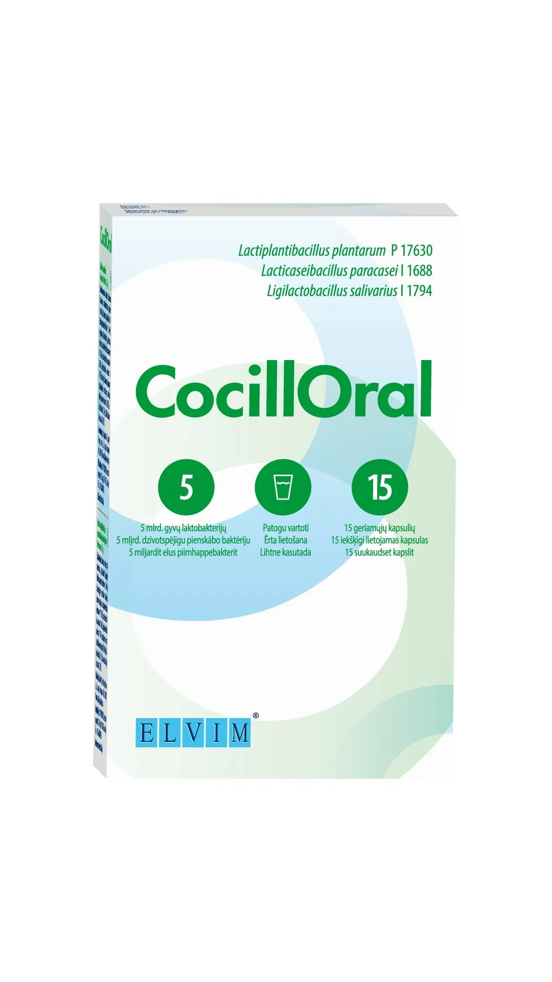 CocillOral kapsulas, 15 gab. - Produkta attēls 