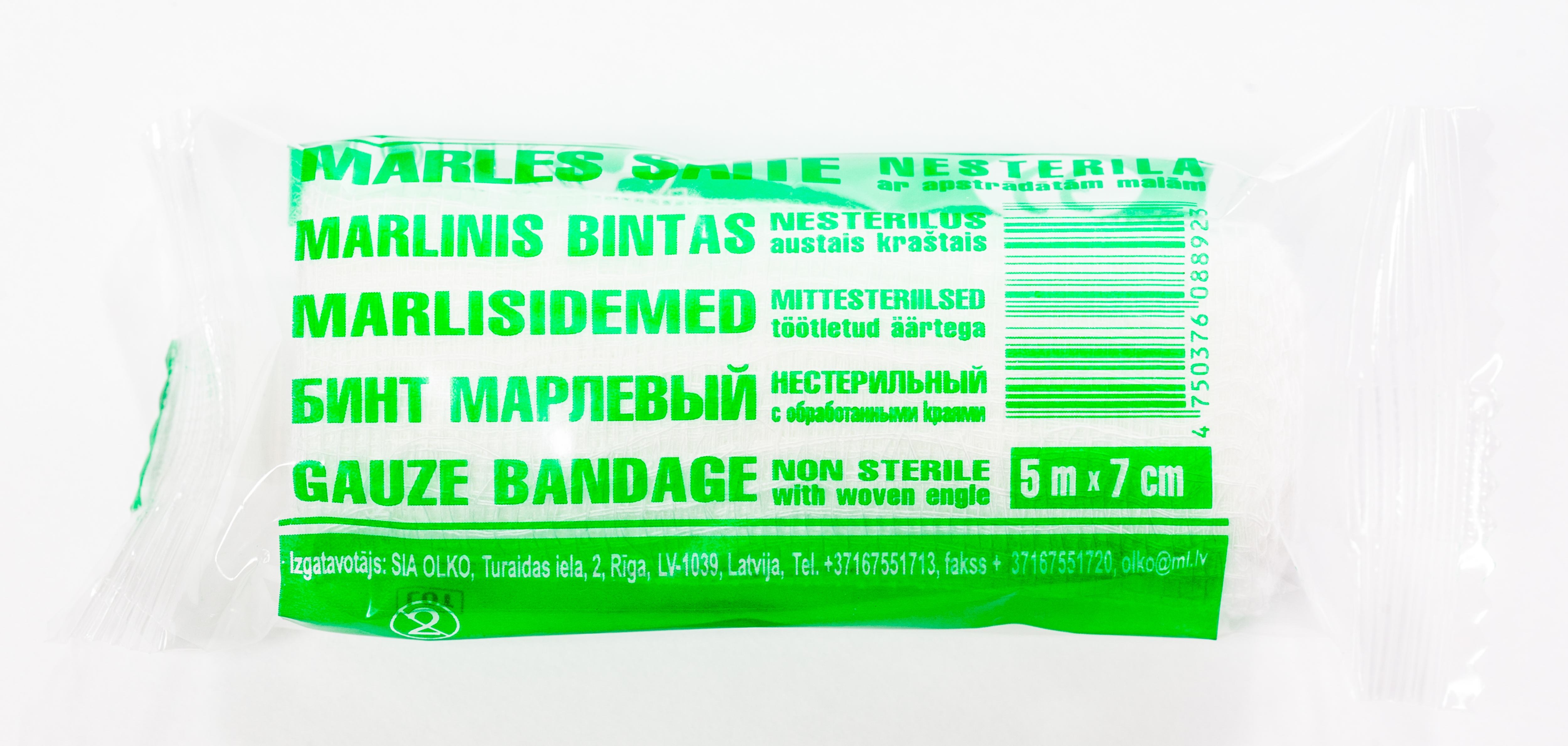 SAITE MARLES NESTERILA AR APSTR.MALĀM 5Mx7CM (OLKO) - Produkta attēls 