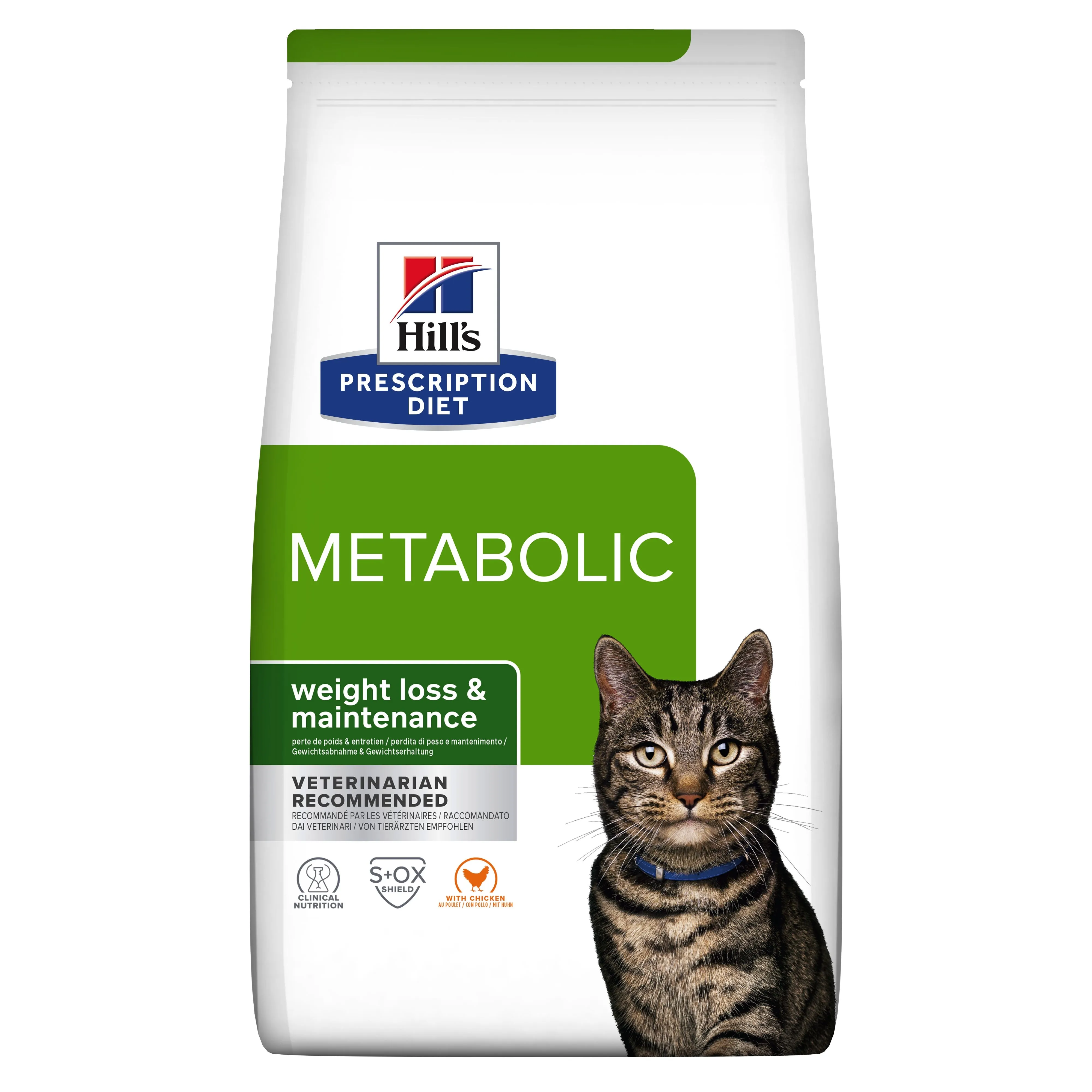 Hills PD kaķu sausā barība Metabolic vista 3kg - Produkta attēls 