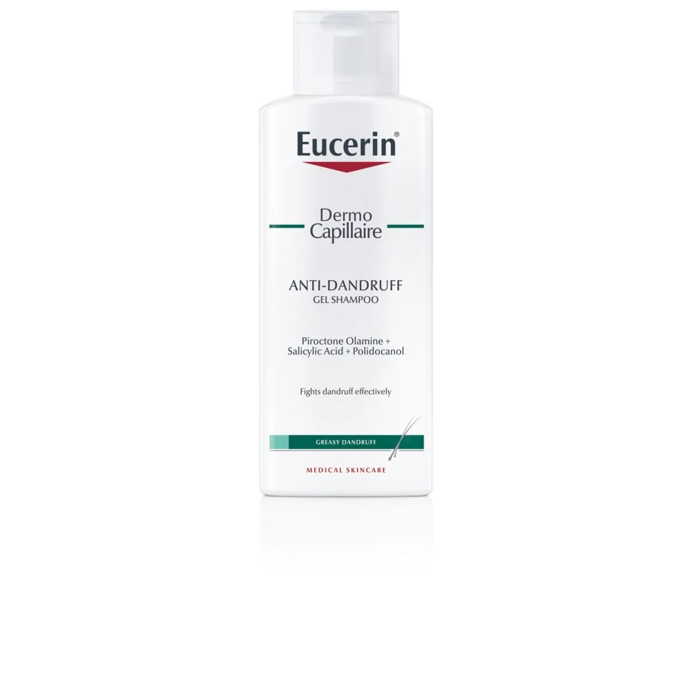 EUCERIN Dermocapillaire pretblaugznu šampūns taukainai galvas ādai, 250 ml - Produkta attēls 