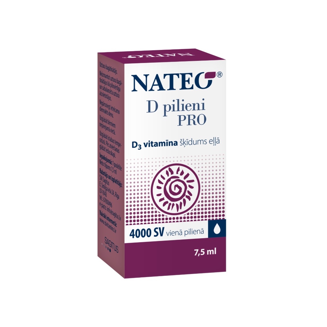 NATEO D pilieni Pro 4000, 7.5 ml - Produkta attēls 