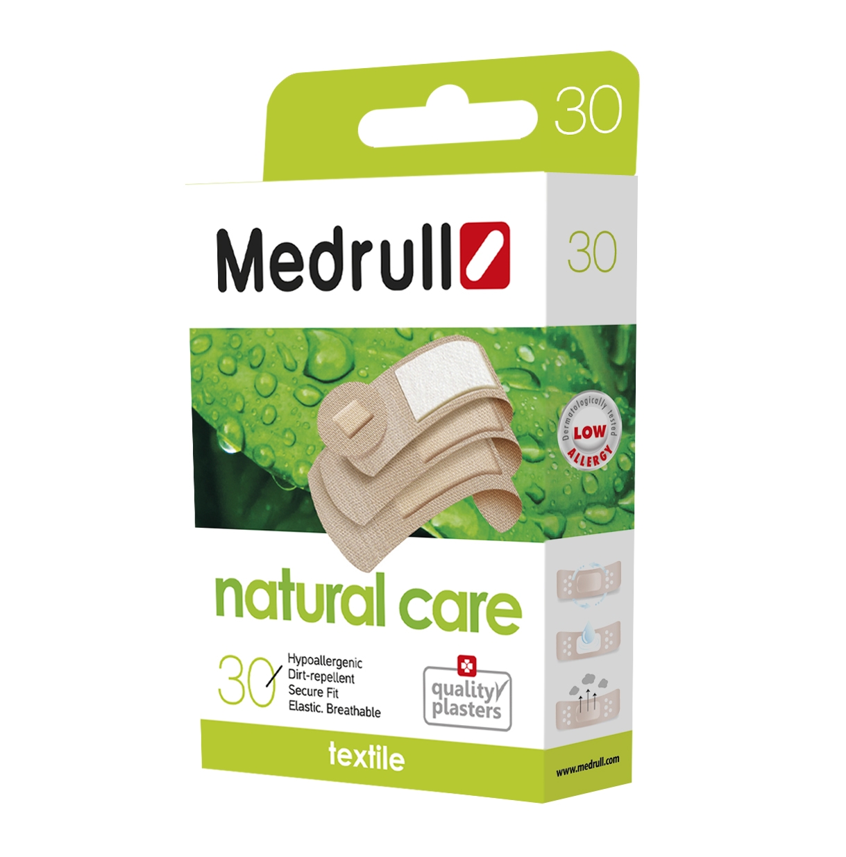 MEDRULL plāksteris "Natural Care", 30 gab - Produkta attēls 