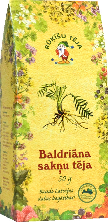 RŪĶĪŠU TĒJA baldriāna sakņu, 50 g - Produkta attēls 