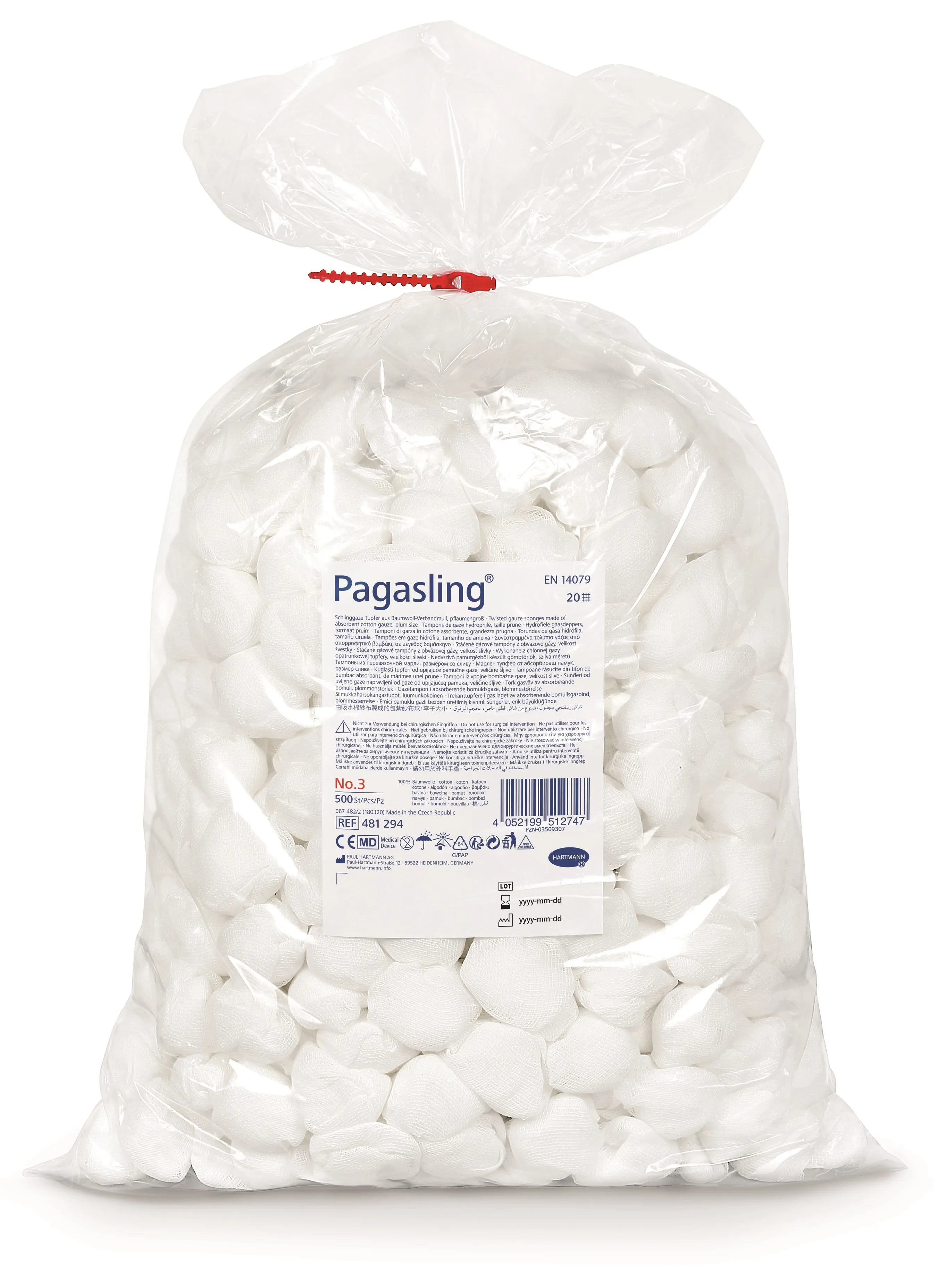 TUPFERI Pagasling marles NR.3 (nesterilas), 500 gab - Produkta attēls 