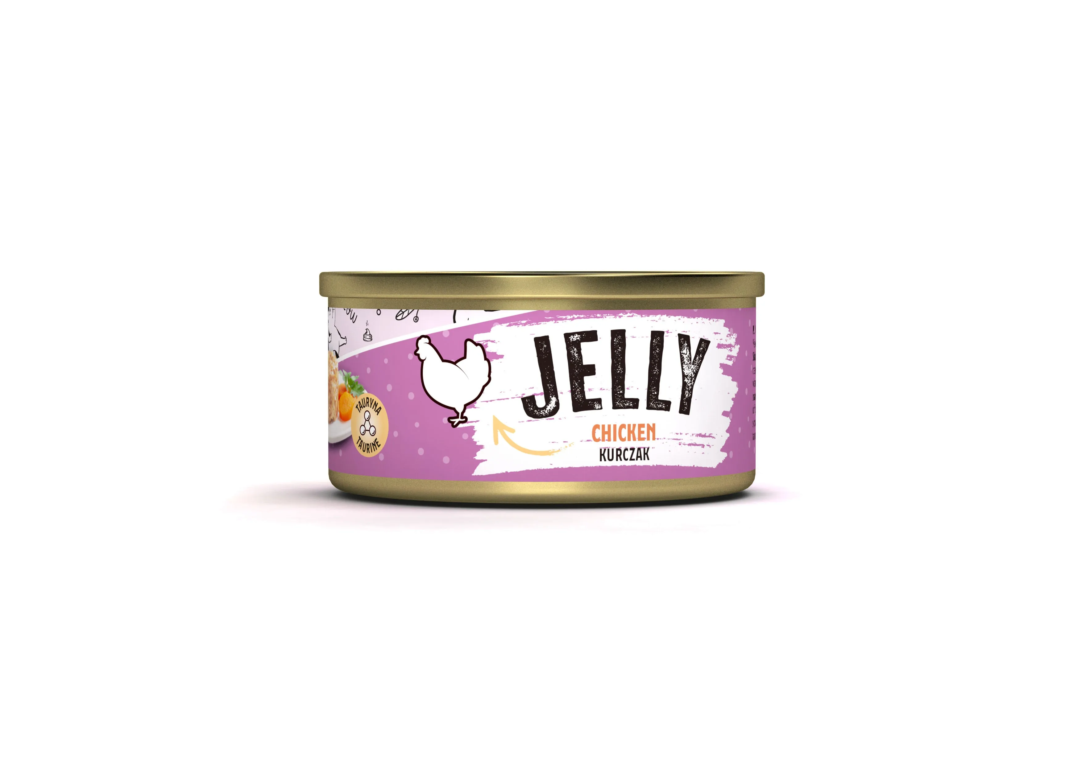 MR.BANDIT CAT JELLY KONS CHICKEN /VISTA ŽELEJĀ 80G /1650 - Produkta attēls 