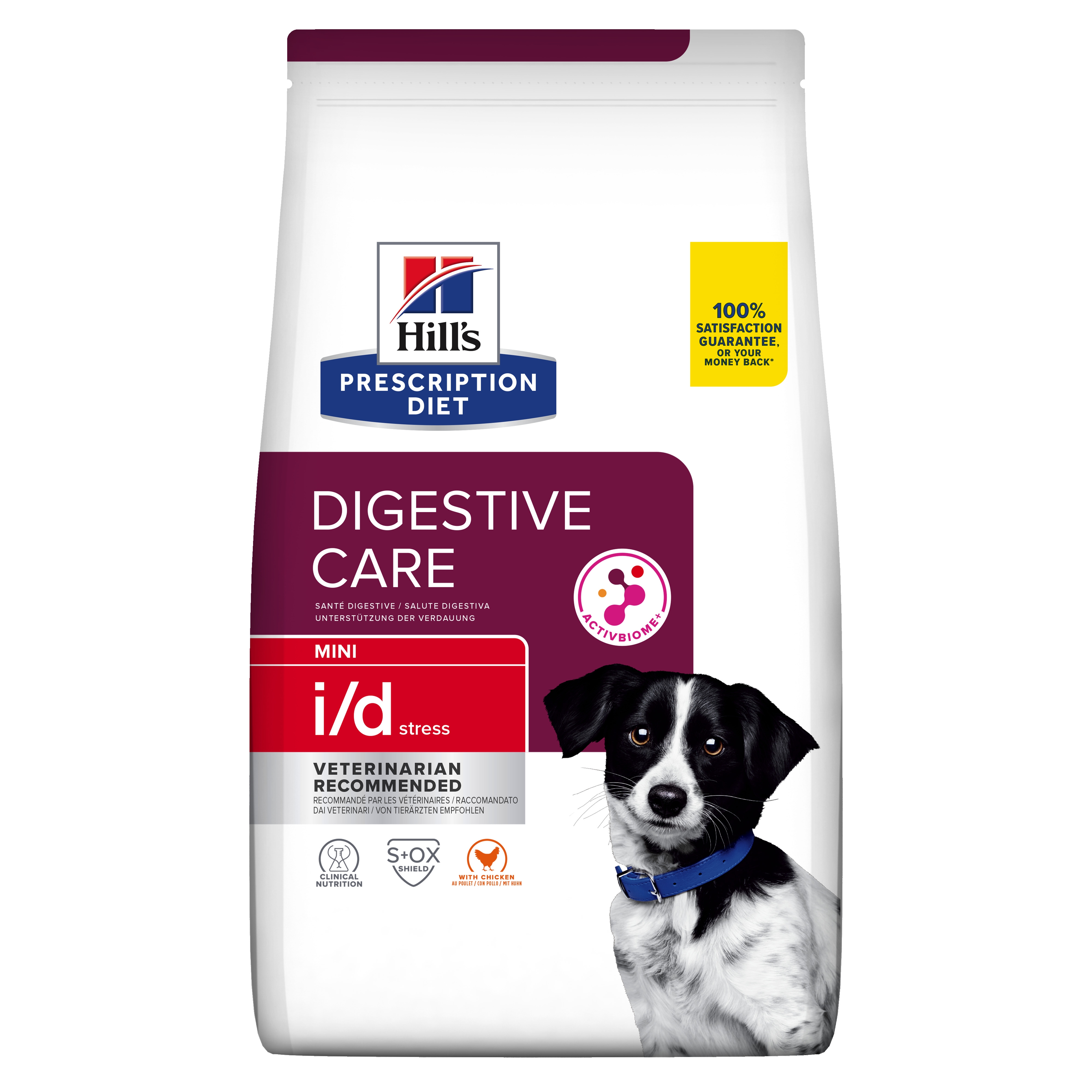 Hills PD suņu sausā barība I/D Stress Mini vista 3kg - Produkta attēls 