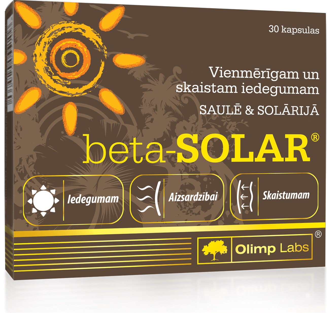 OlLIMP LABS® Beta-Solar kapsulas, 30 gab - Produkta attēls 