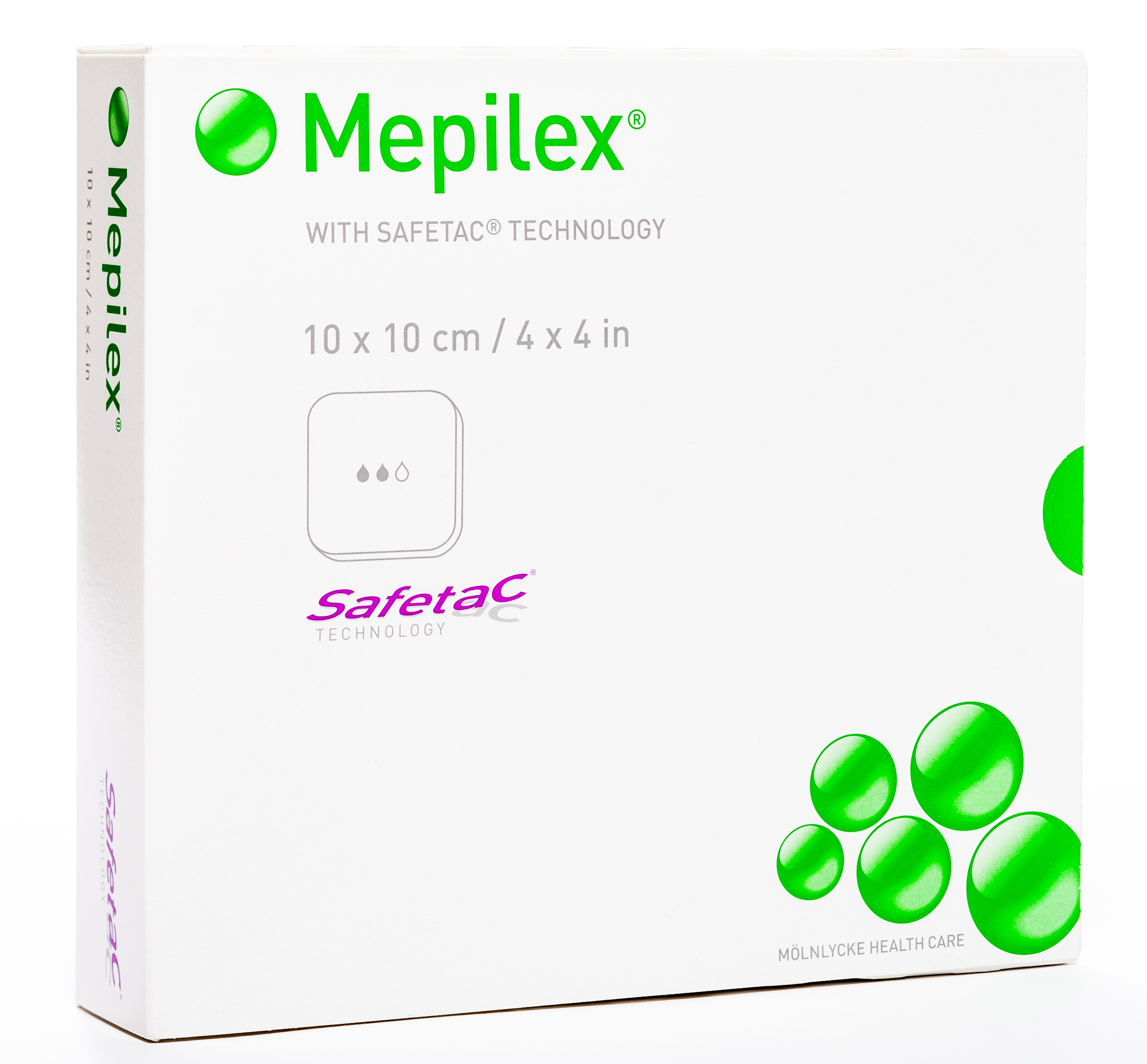 MEPILEX 10 x 10cm, sterils pārsējs, 5 gab. - Produkta attēls 