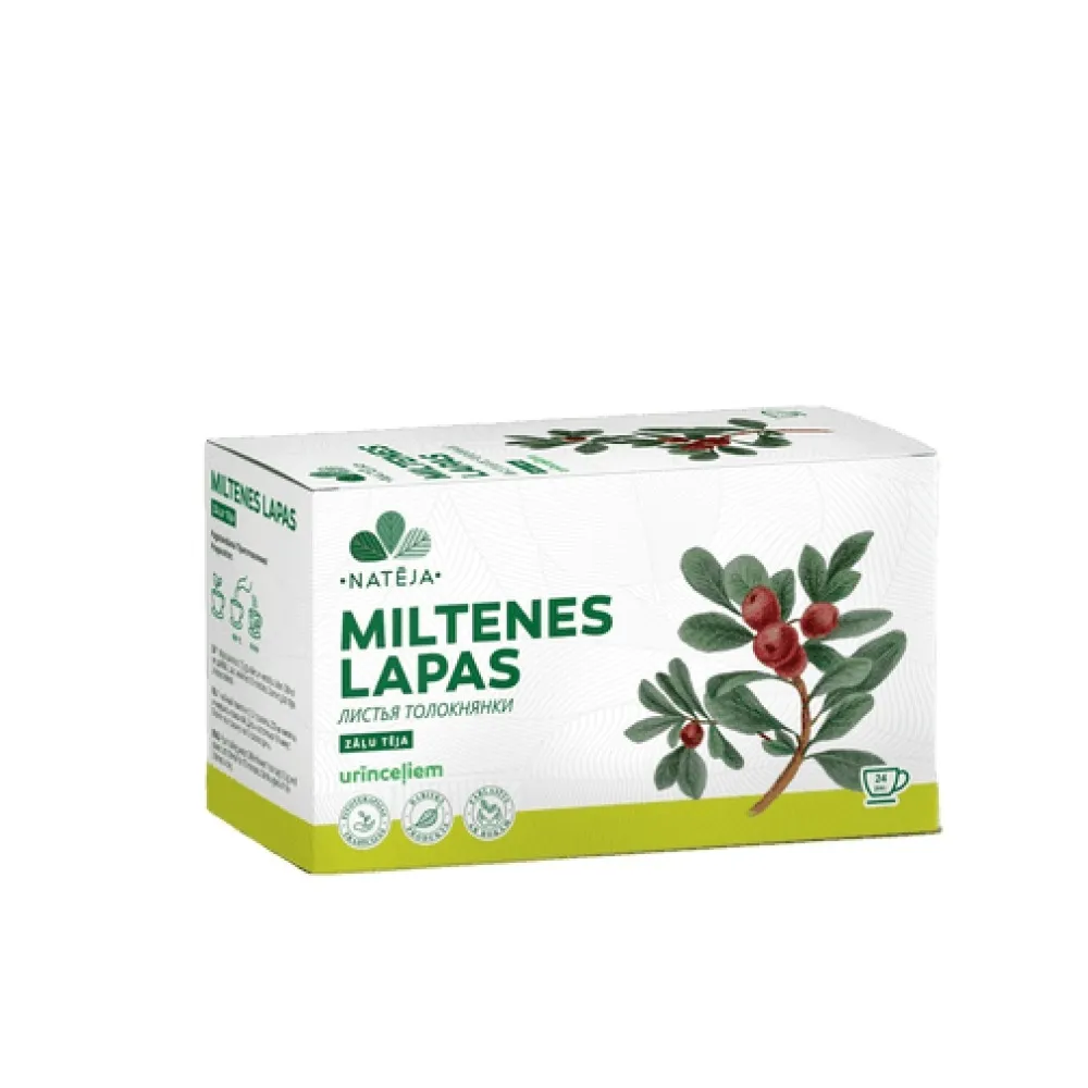 NATĒJA Miltenes lapu tēja paciņās, 24 gab - Produkta attēls 