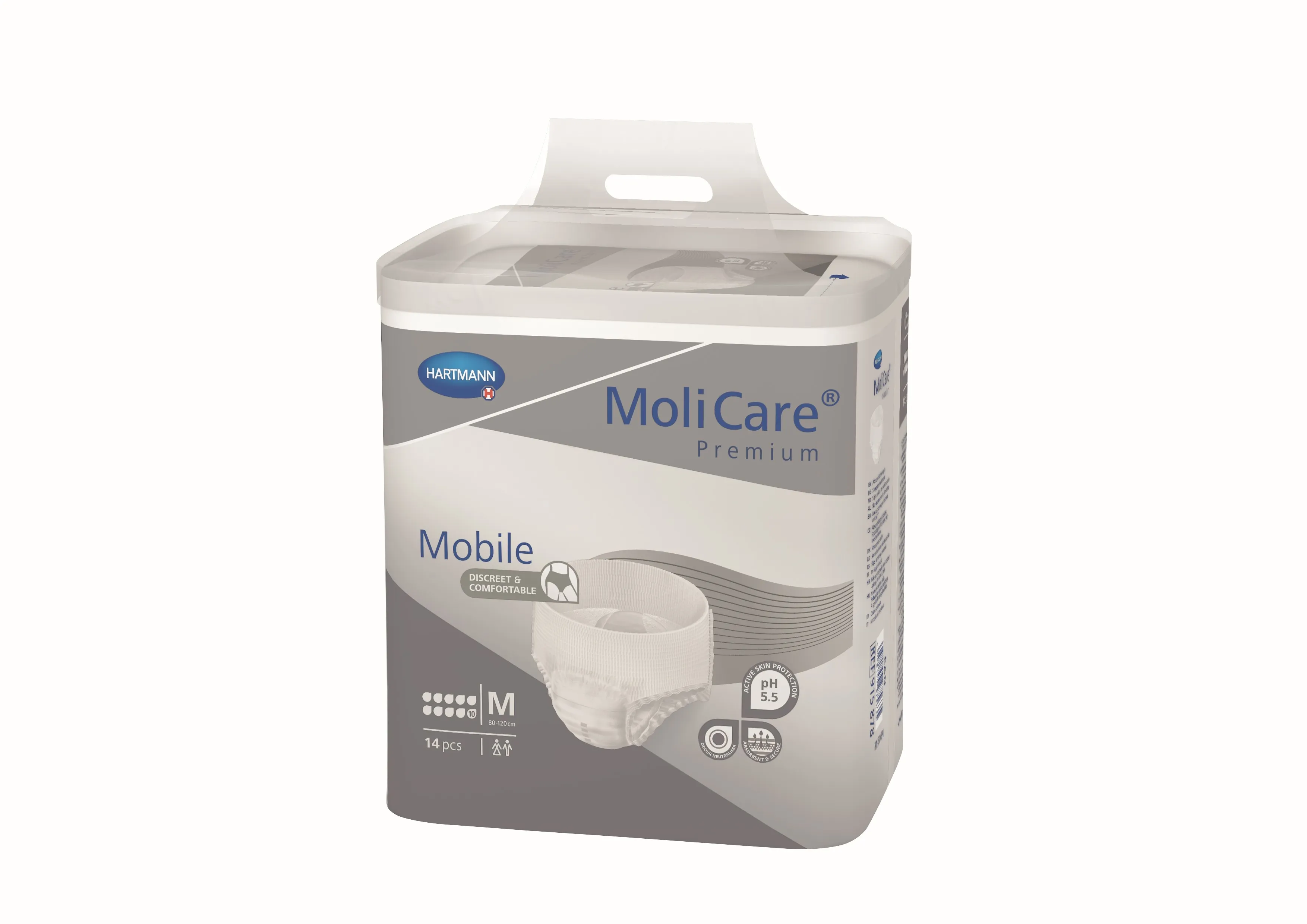 MOLICARE Premium Mobile bikses (M izmērs,10 lāses), 14 gab - Produkta attēls 