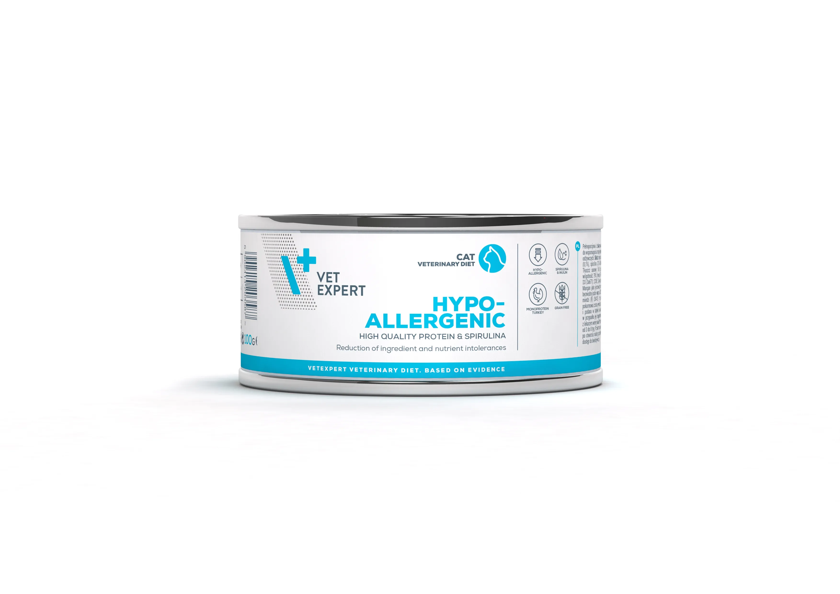 4T VD KAĶU HYPOALLERGENIC KONS 100G - Produkta attēls 