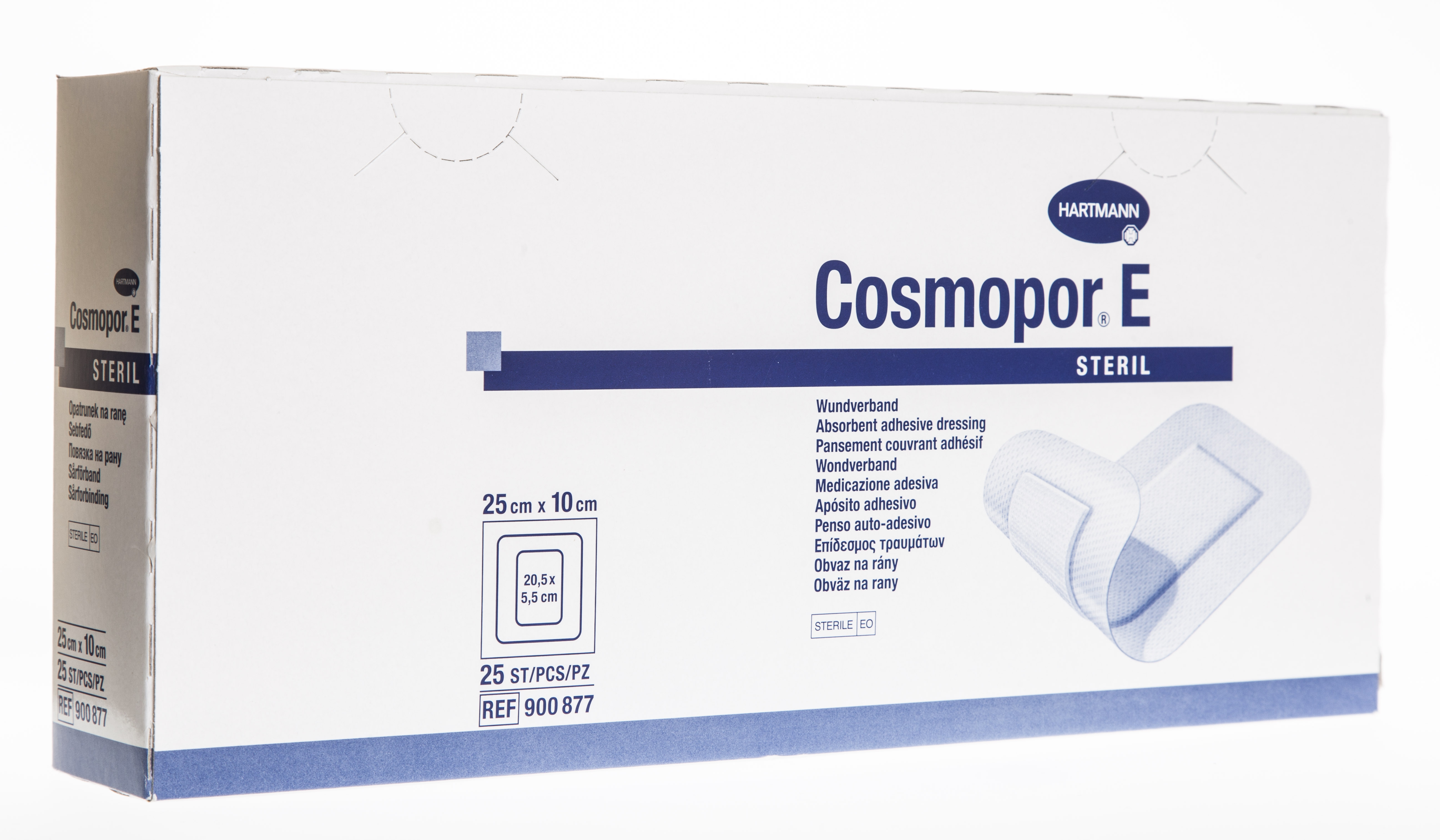 COSMOPOR E plāksteri (25 x 10 cm), 25 gab - Produkta attēls 