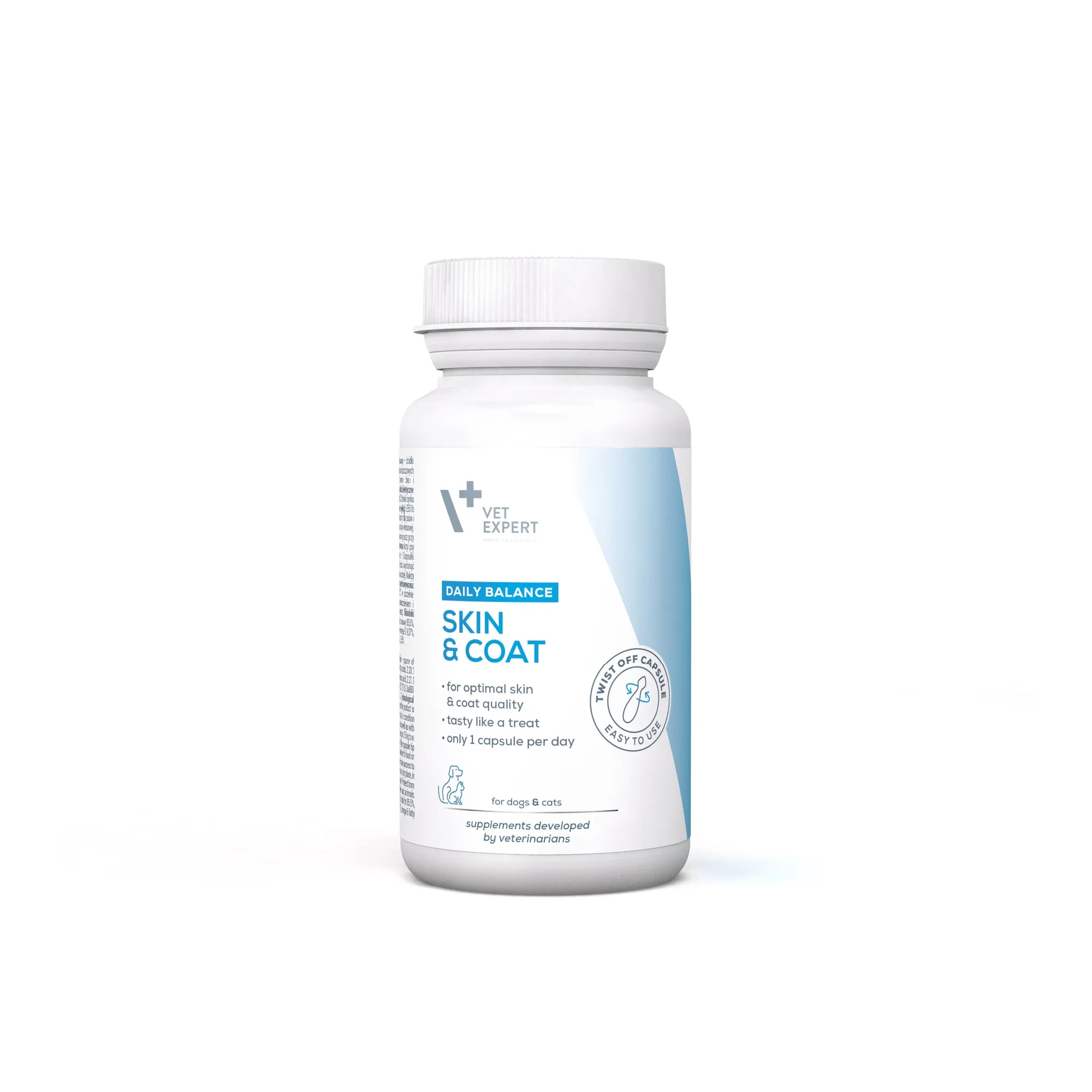 VE Daily Balance Skin&Coat kapsulas suņiem/kaķiem N30 - Produkta attēls 