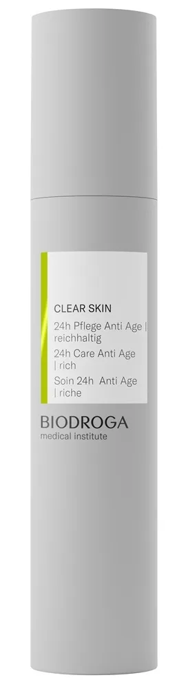 BIODROGA Clear Skin 24H Care Anti Age Rich krēms, 50 ml - Produkta attēls 
