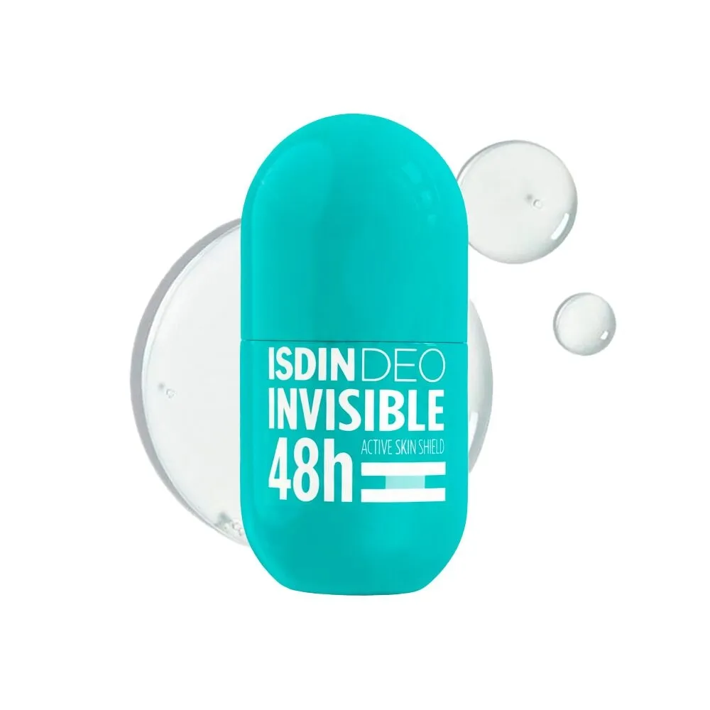 ISDIN Deo Invisible 48h rullītis, 50 ml - Produkta attēls 