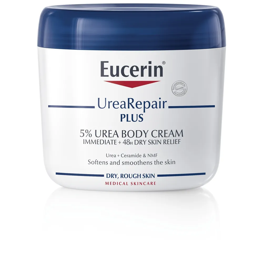 EUCERIN Urea Repair Plus ķermeņa krēms ar 5% Urea sausai ādai, 450 ml - Produkta attēls 