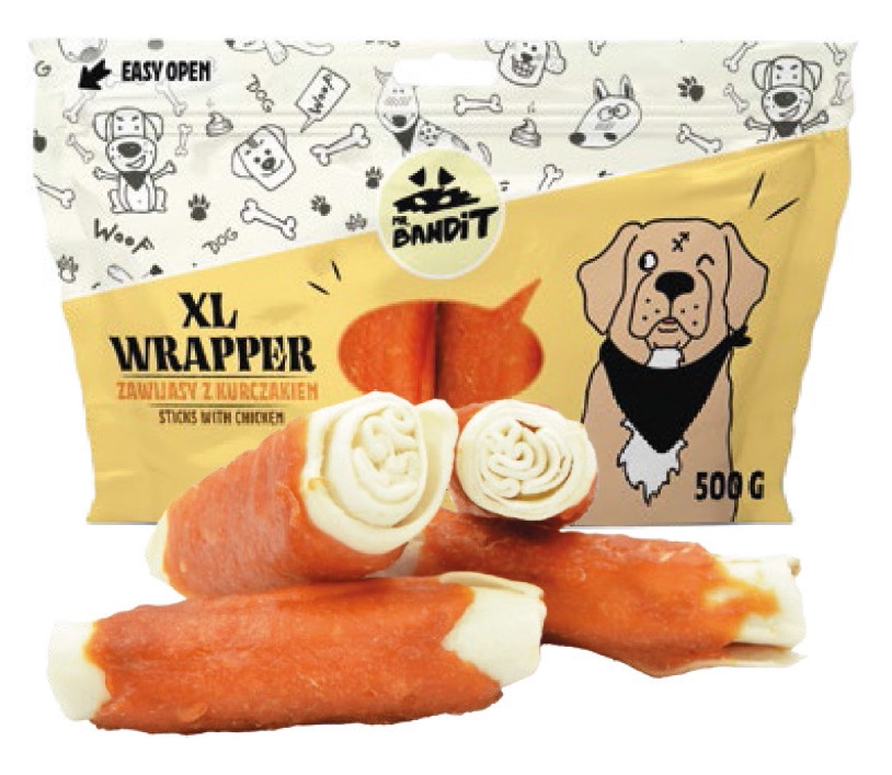 MR.BANDIT WRAPPER XL TĪTAS VISTAS NŪJIŅAS 13CM 500G - Produkta attēls 
