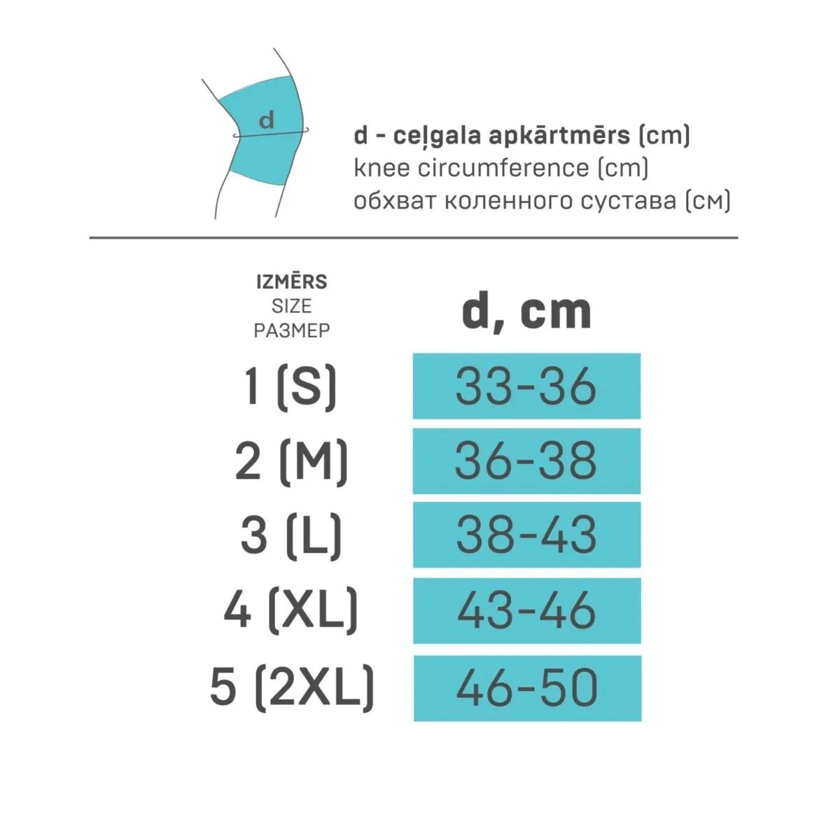 TONUS ELAST 9911 Neoprēna ceļa locītavas fiksators NR.2 - Produkta attēls 3
