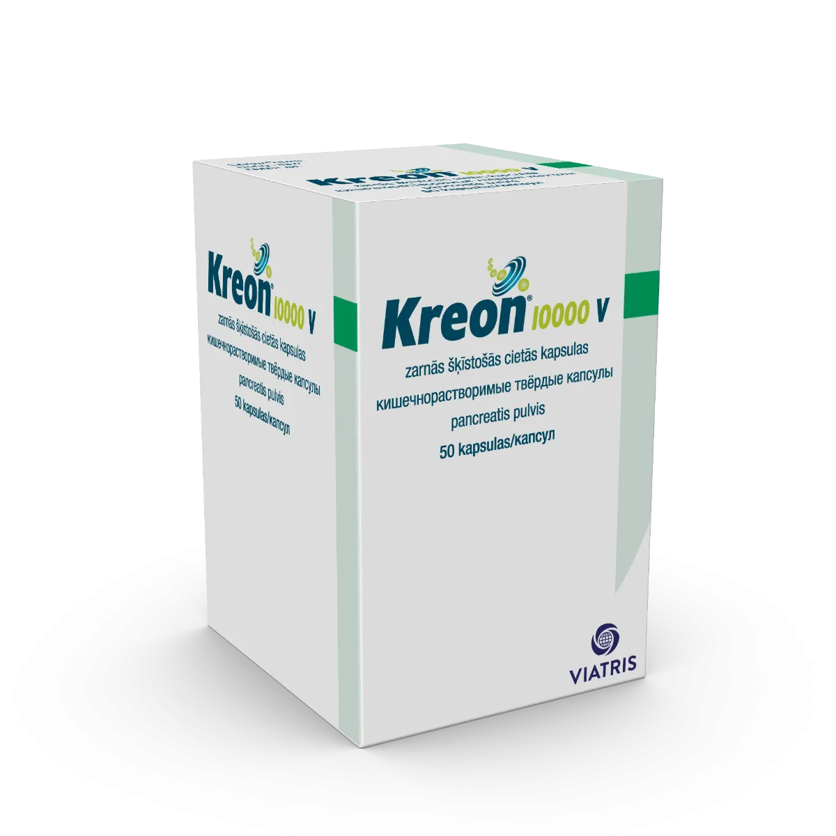 KREON 10 000 V kapsulas, 50 gab. - Produkta attēls 2