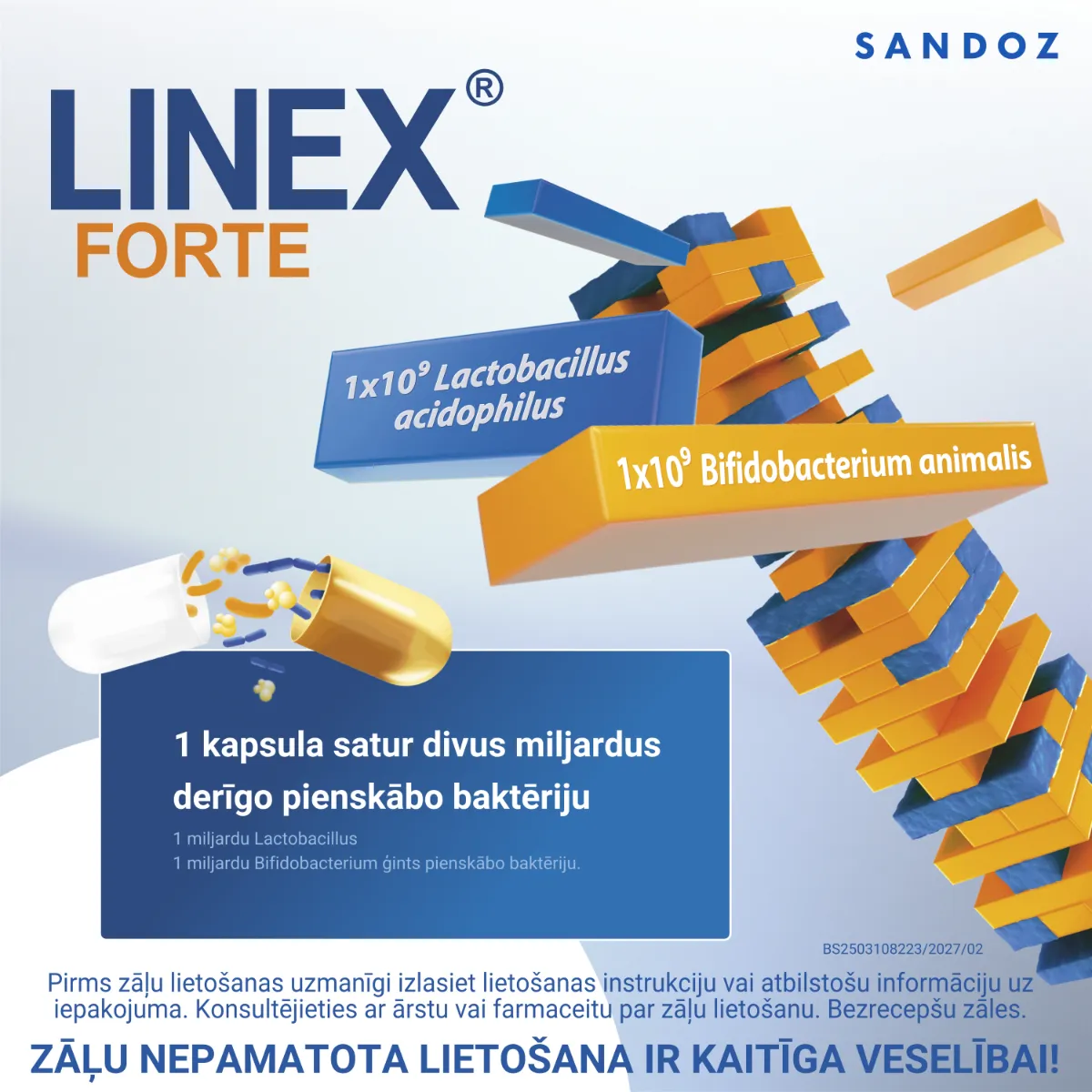 LINEX® Forte kapsulas, 28 gab. - Produkta attēls 3