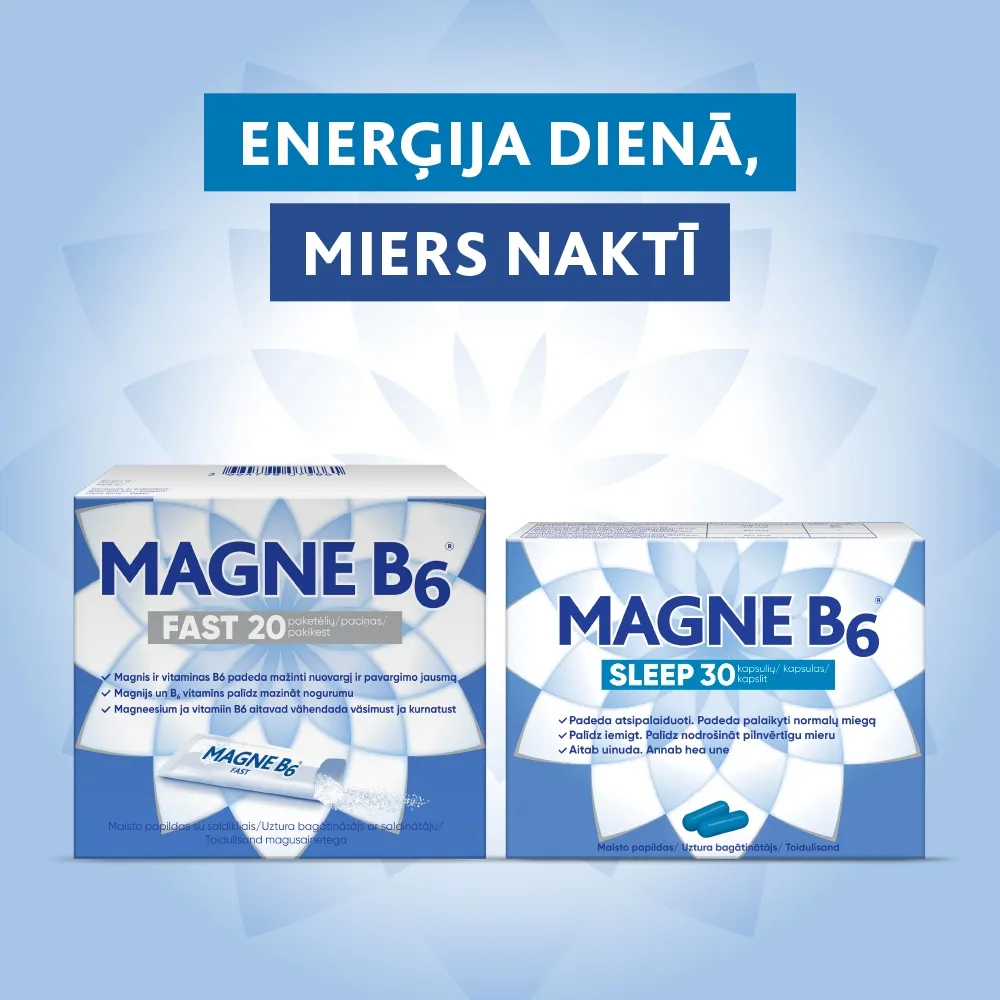 MAGNE B6 Sleep kapsulas, 30 gab - Produkta attēls 4