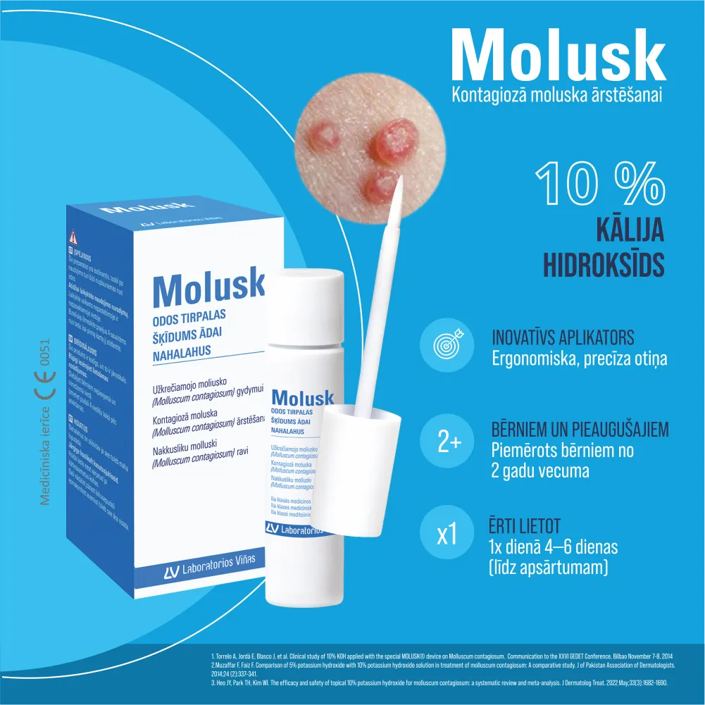 MOLUSK 10% šķīdums, 3 g - Produkta attēls 1