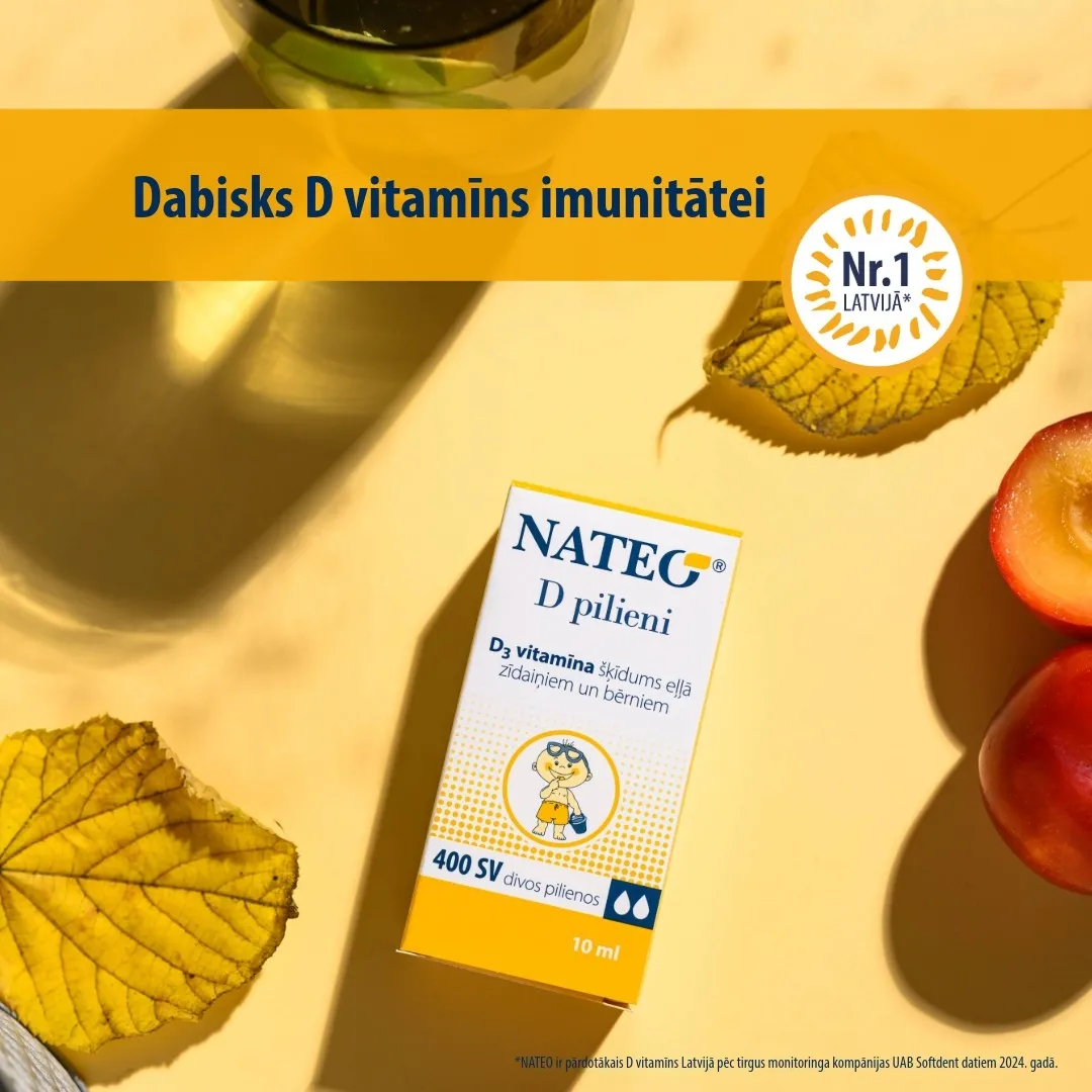 NATEO D pilieni bērniem, 10 ml - Produkta attēls 3