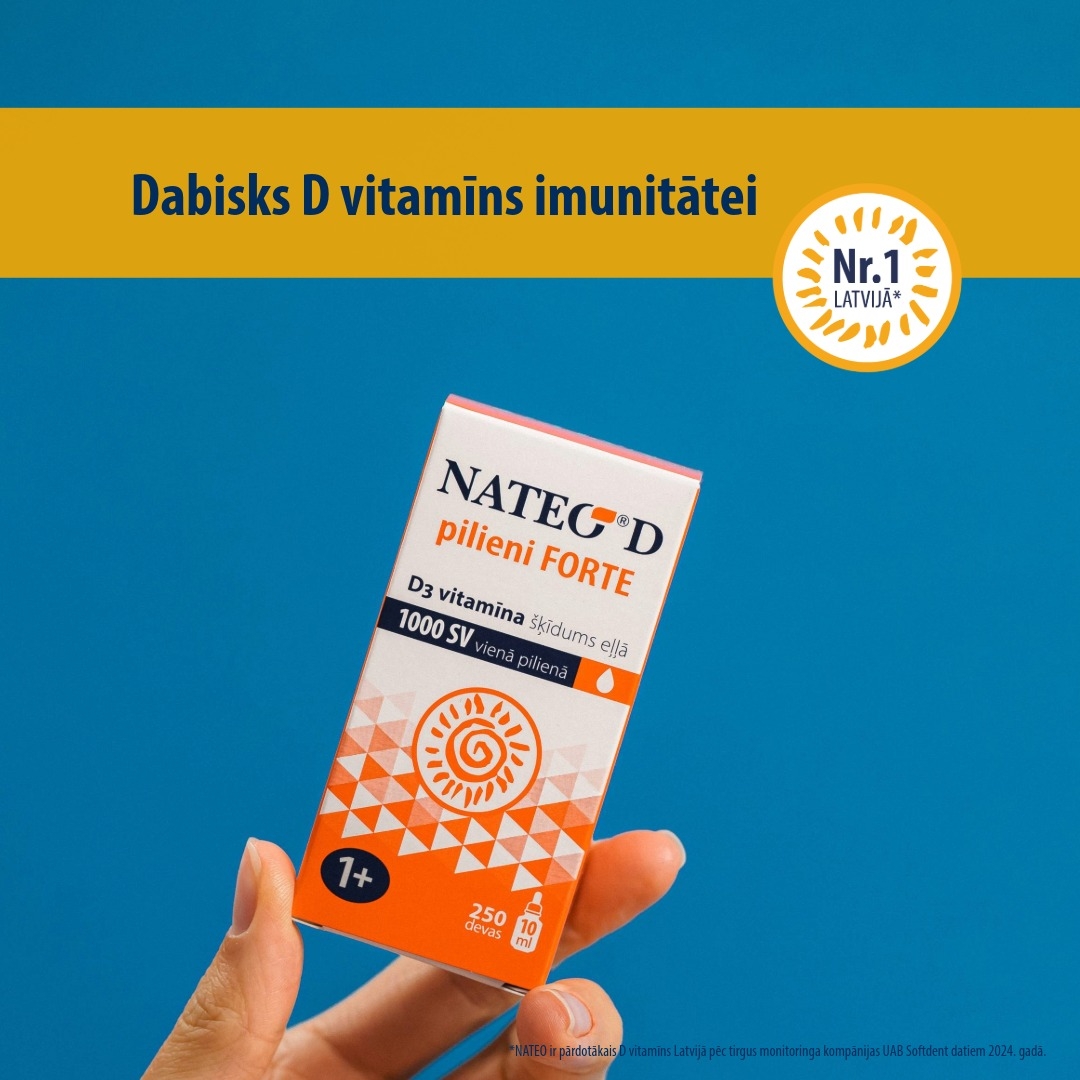 NATEO D Forte pilieni, 10 ml - Produkta attēls 3