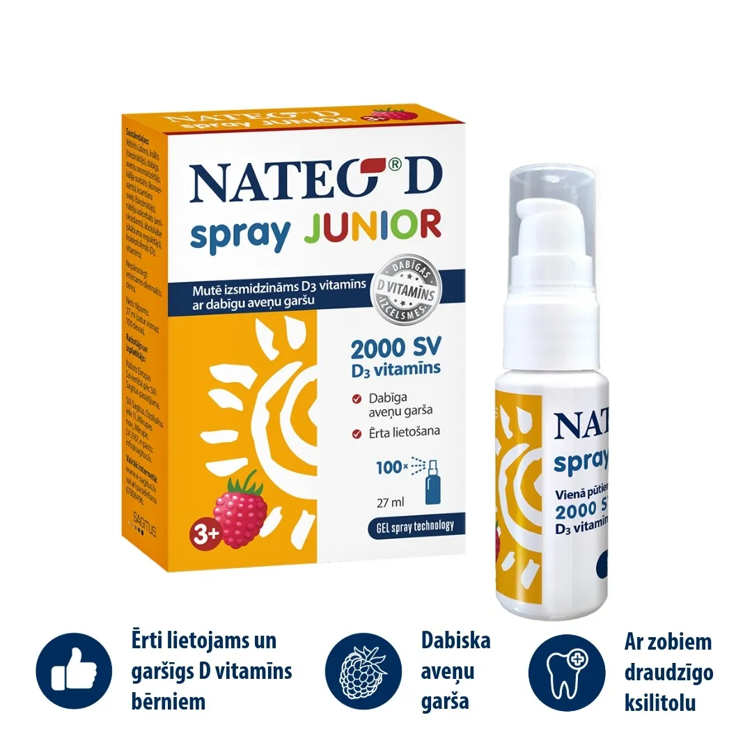 NATEO D spray Junior 2000SV, 100 devas - Produkta attēls 2