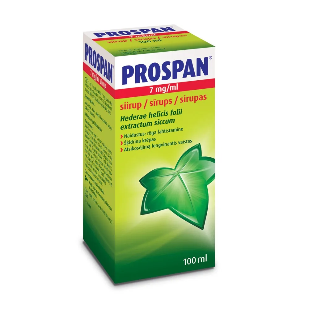 PROSPAN (efejas ekstrakts) sīrups, 100 ml - Produkta attēls 1