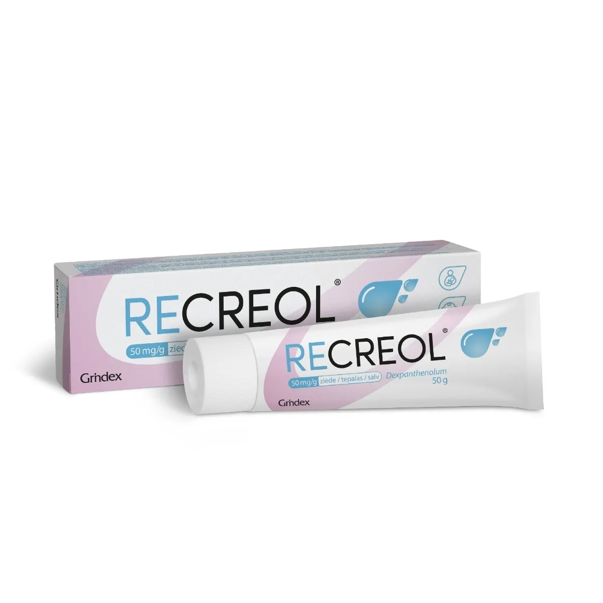 RECREOL 5 % ziede. 50 g. - Produkta attēls 