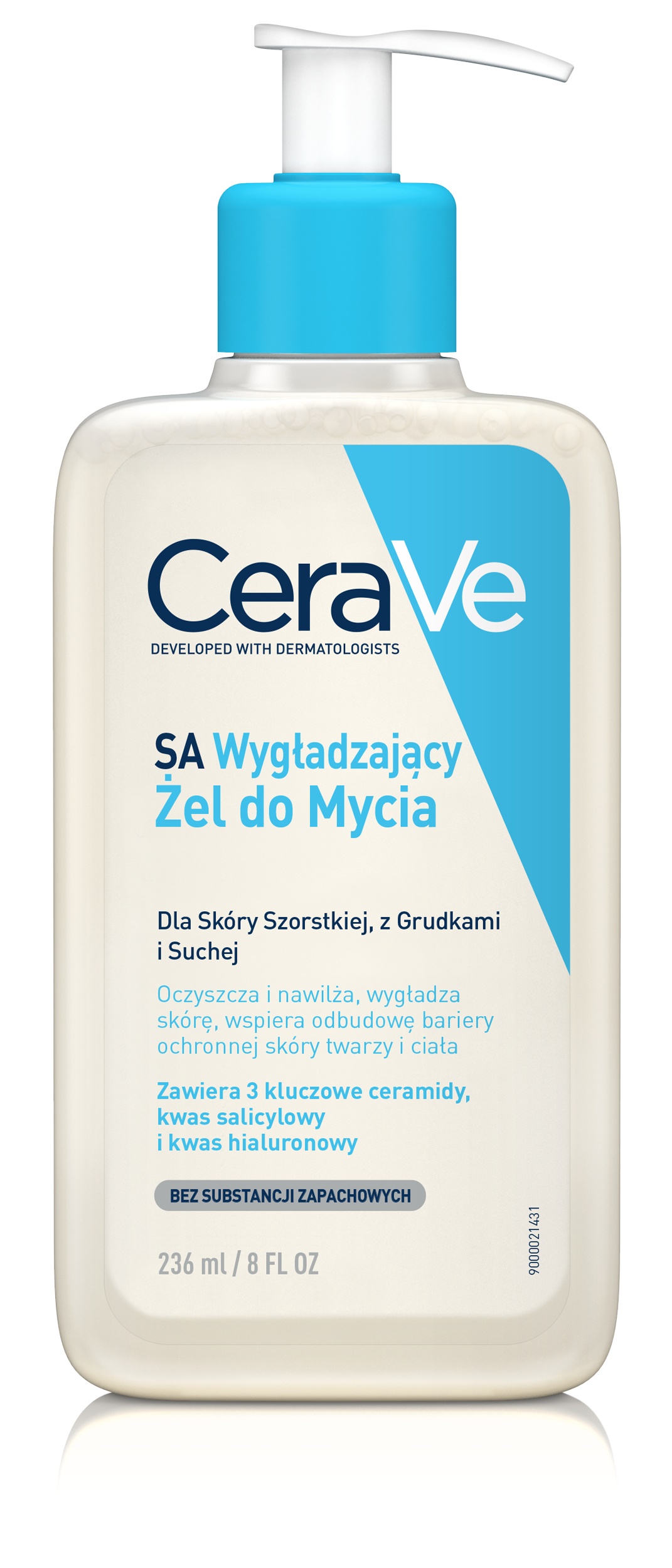 CERAVE SA mazgāšanas gels raupjai un